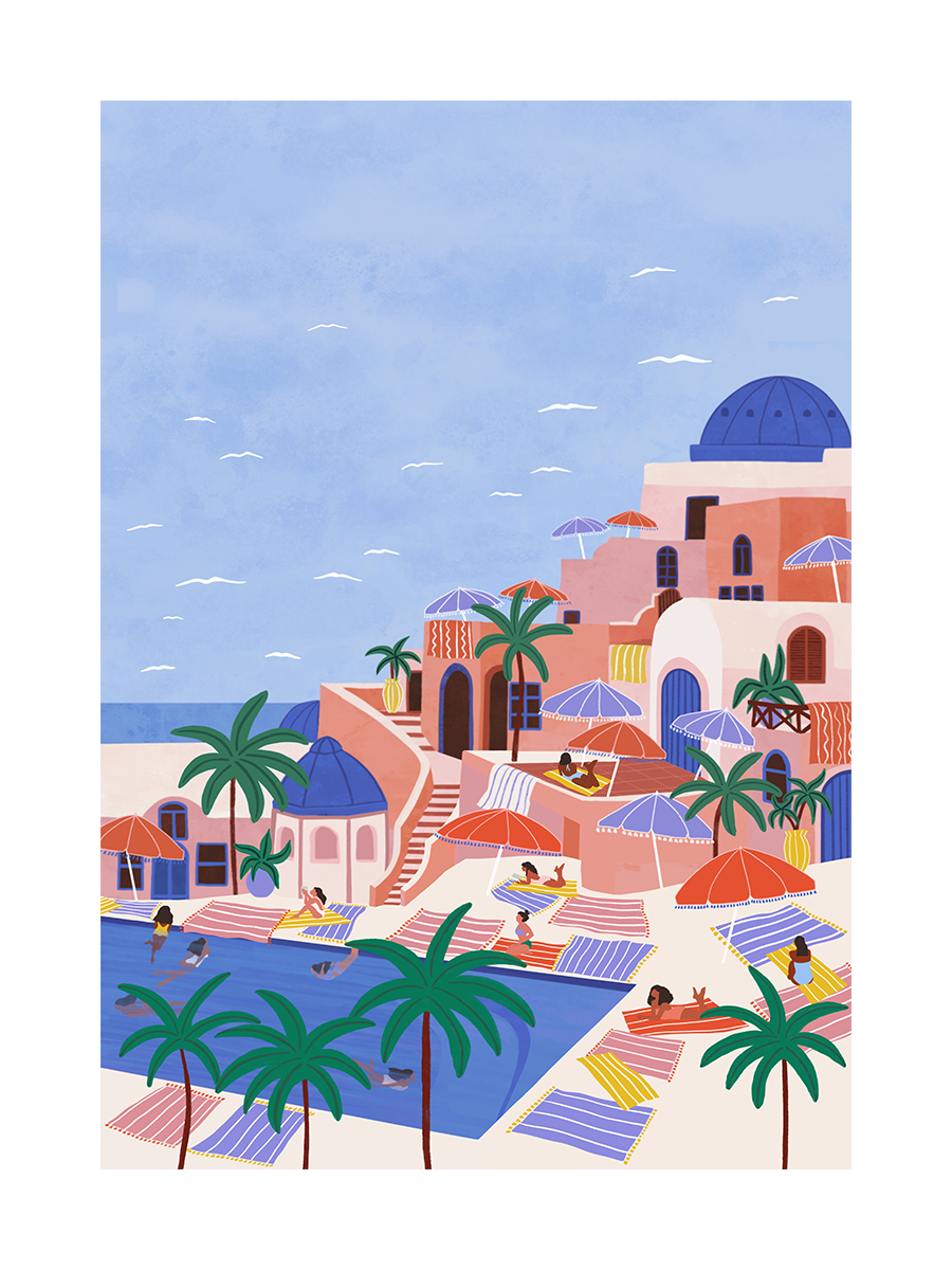Sunny Holiday Poster