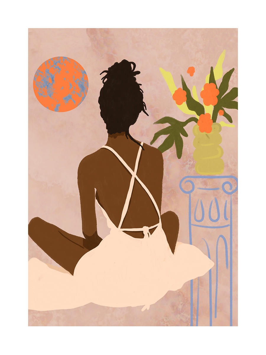 Sunset Meditation Poster