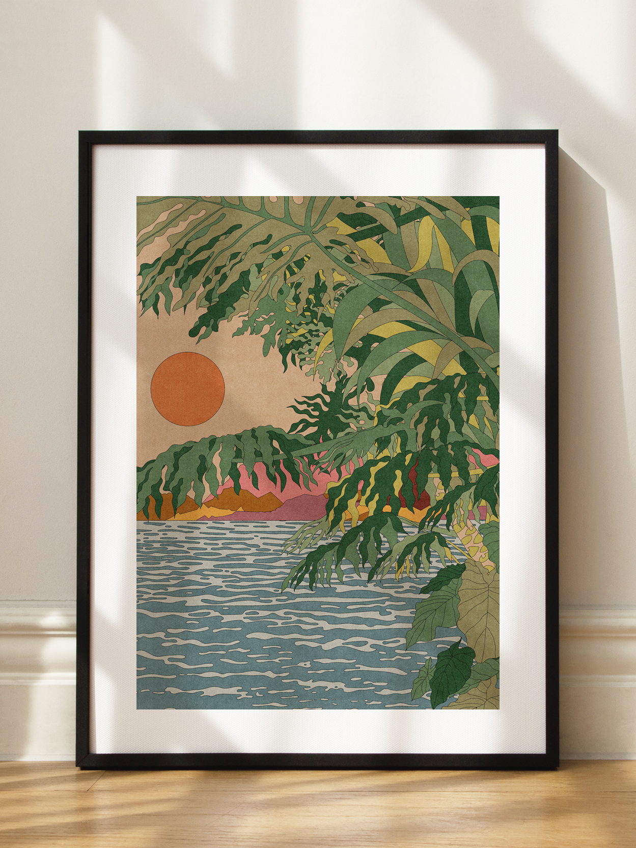 Sunset Over Ocean