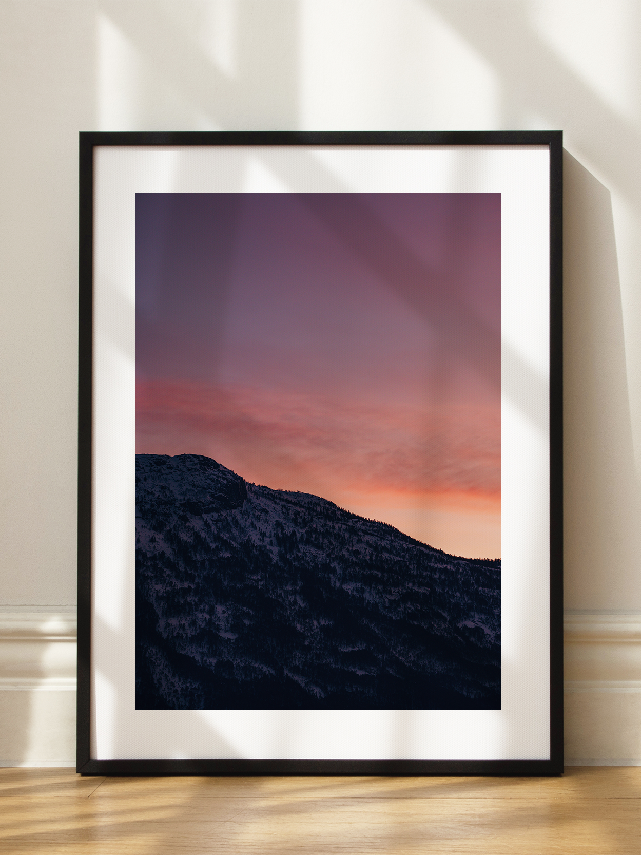 Sunset in the Mountains