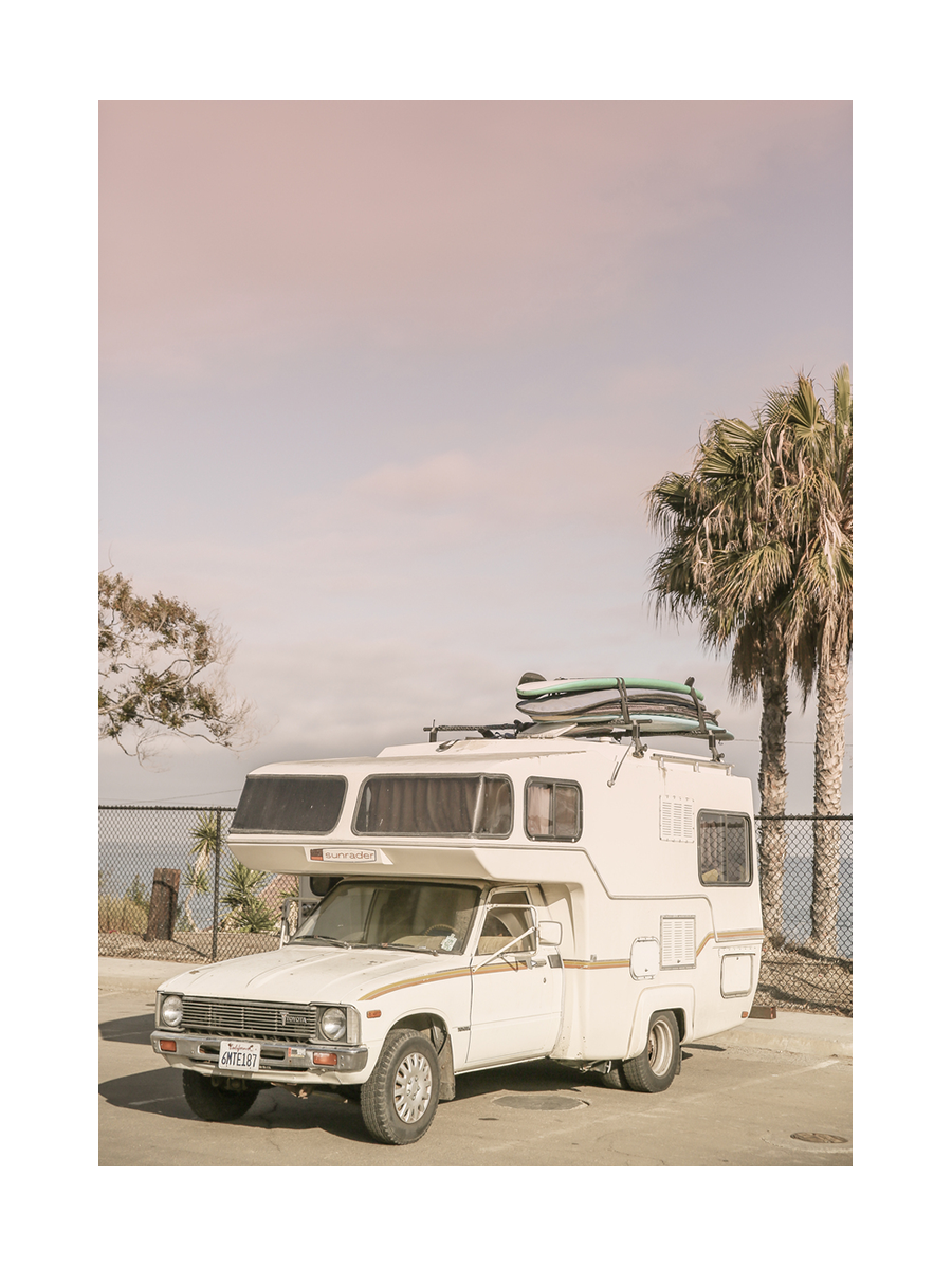 Surf Van Poster