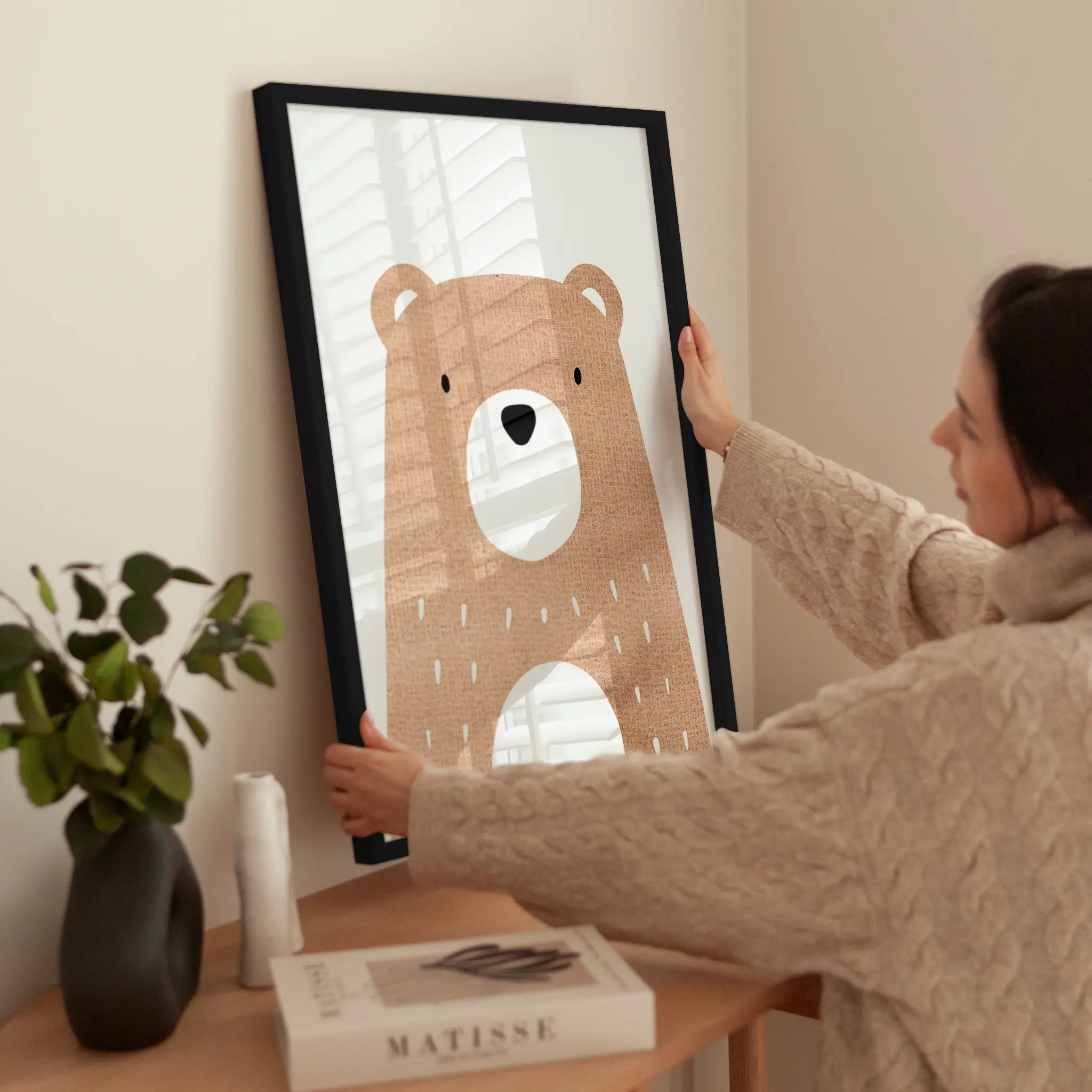 Teddy Bear wird aufgehängt