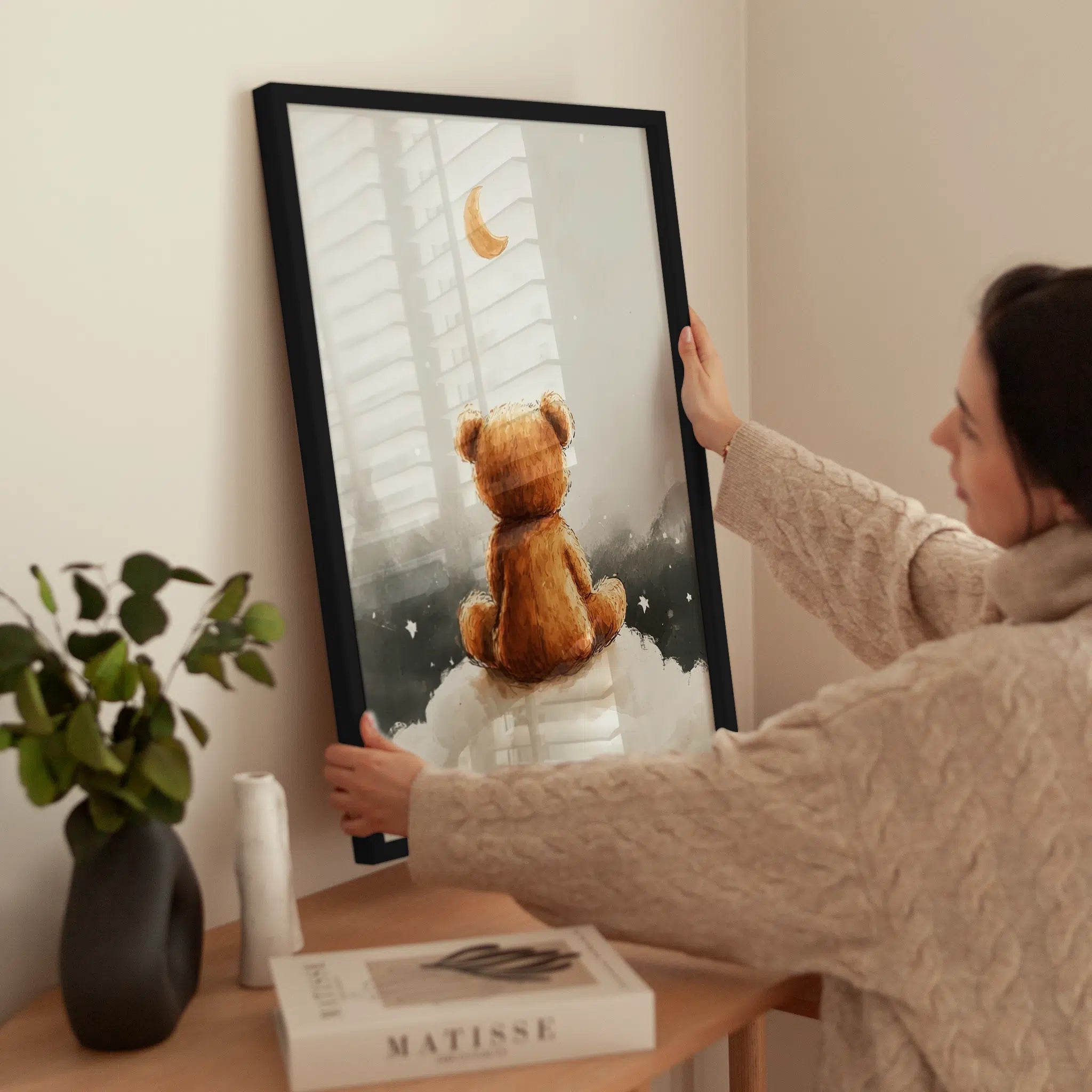 Teddy And Moon wird aufgehängt