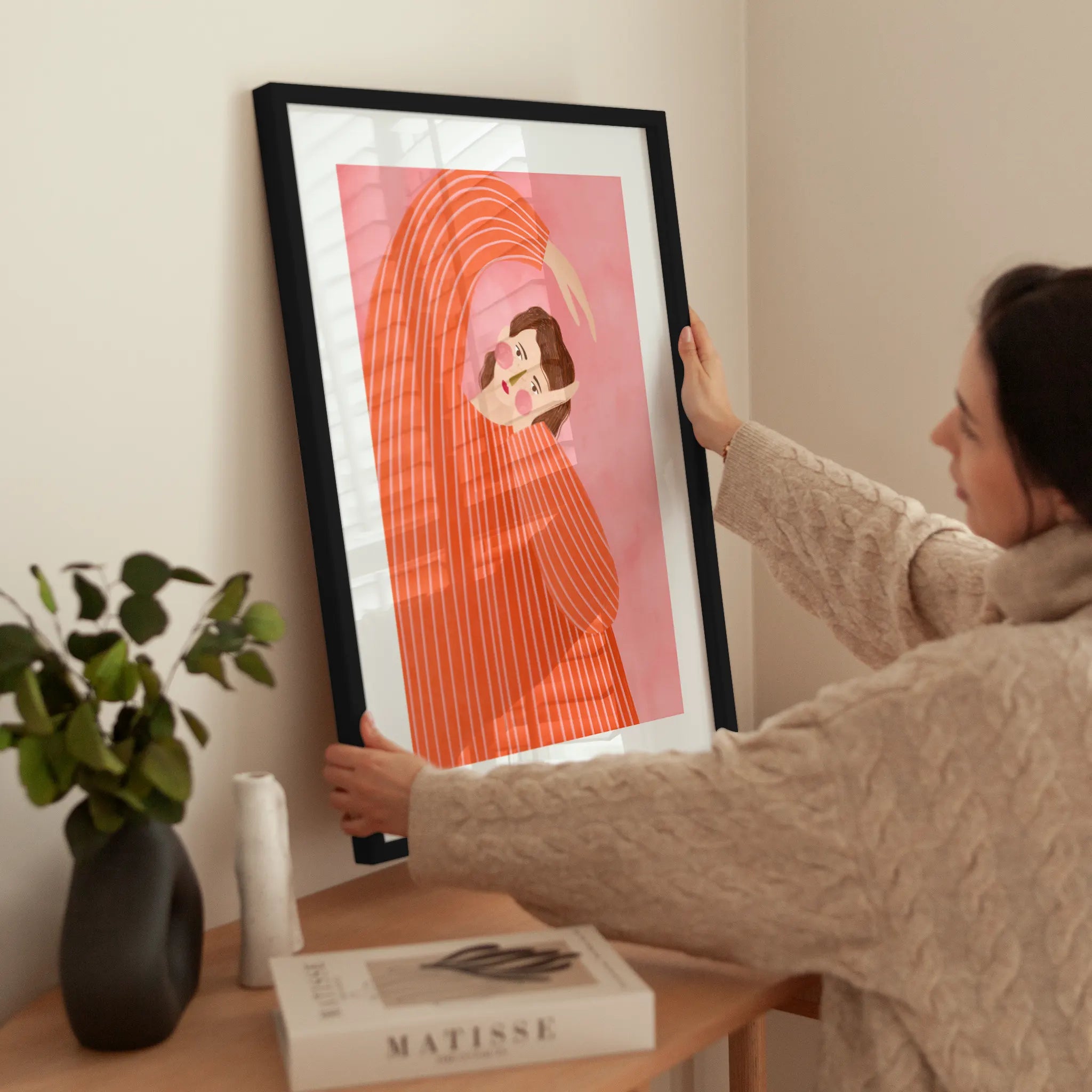 The Woman With the Orange Dress wird aufgehängt