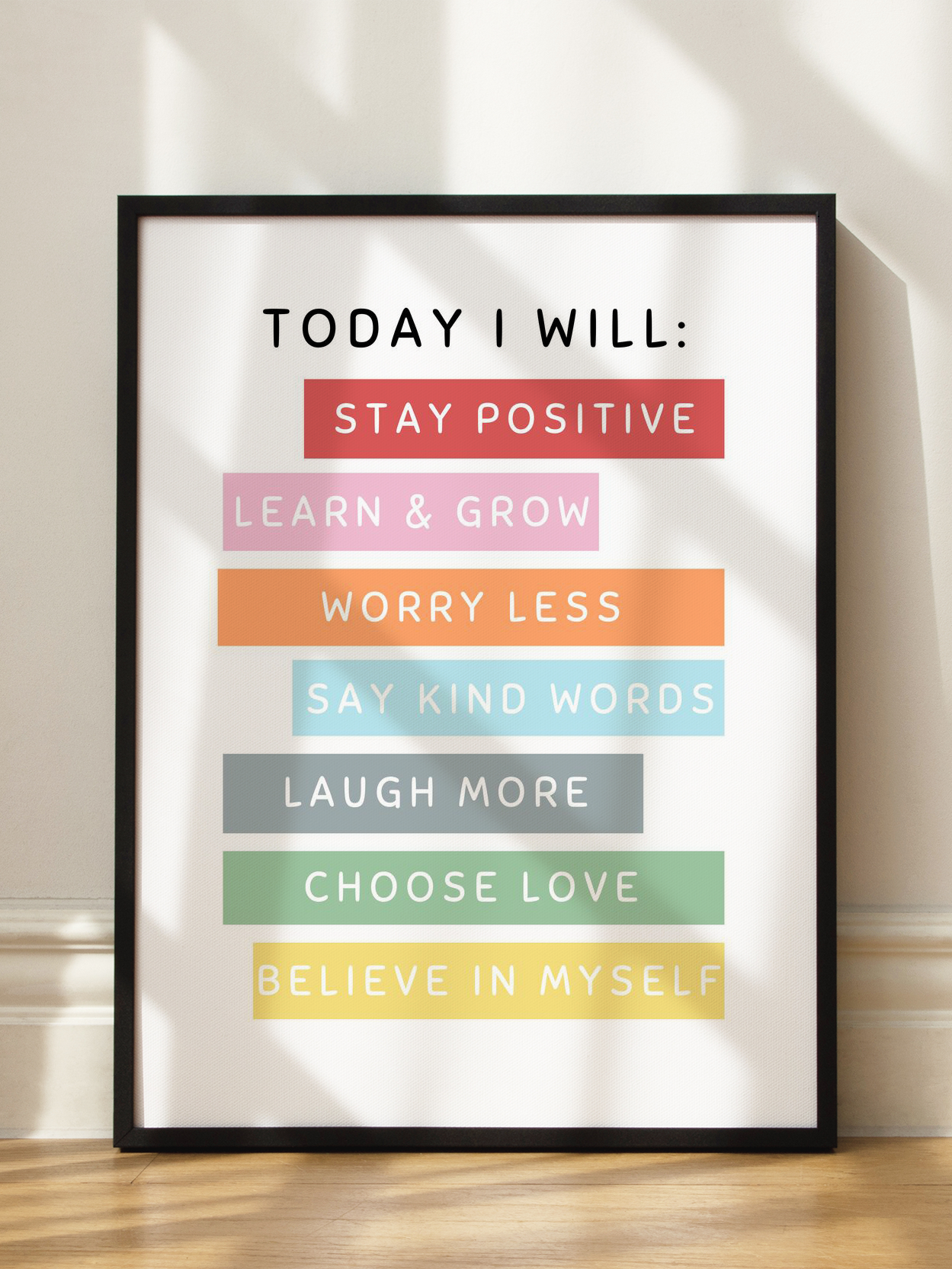 Today I Will
