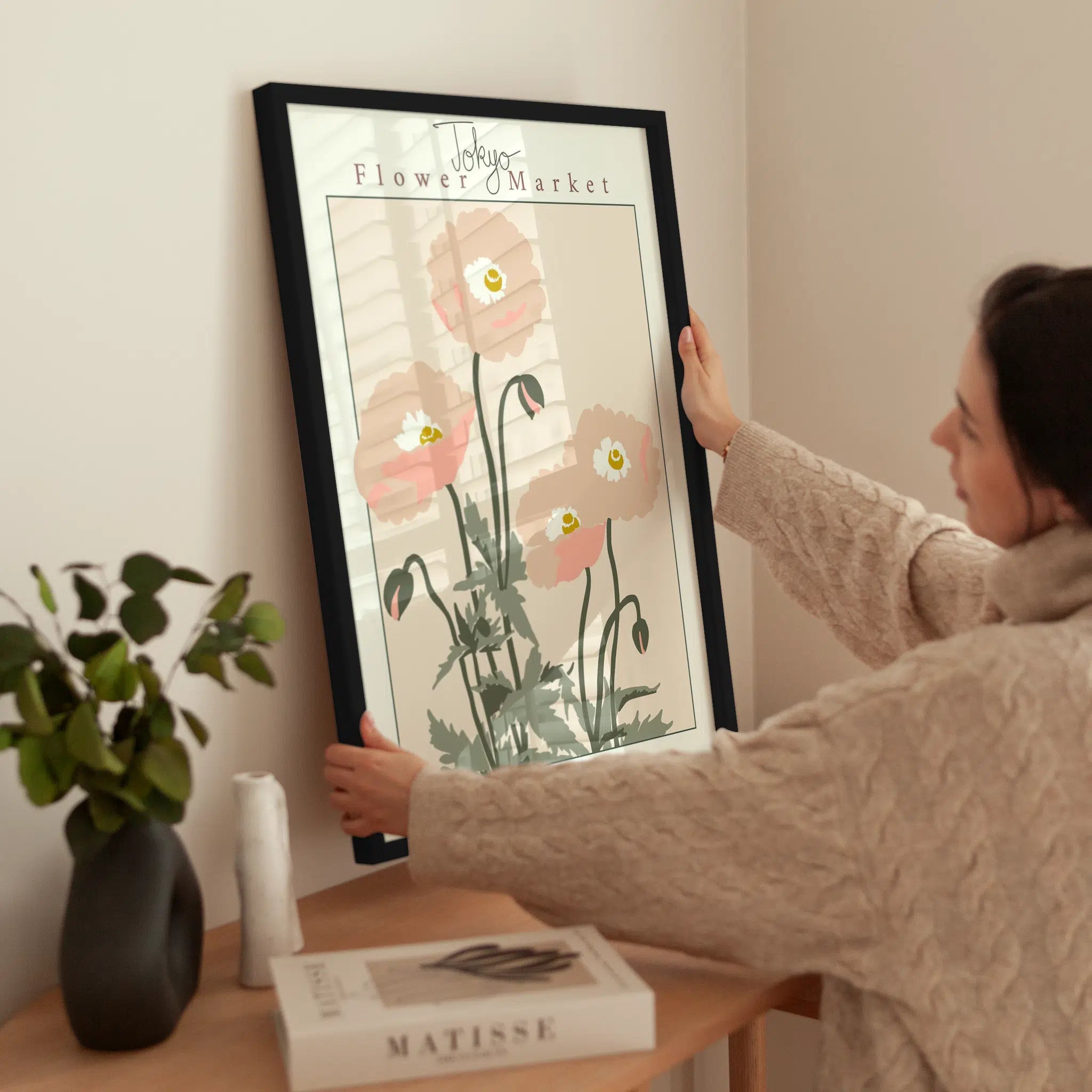 Tokyo Flower Market wird aufgehängt