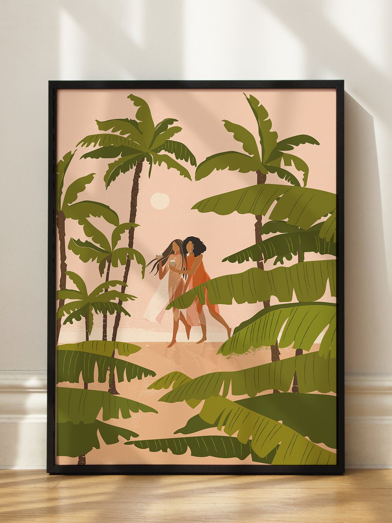 Tropical Embrace Poster