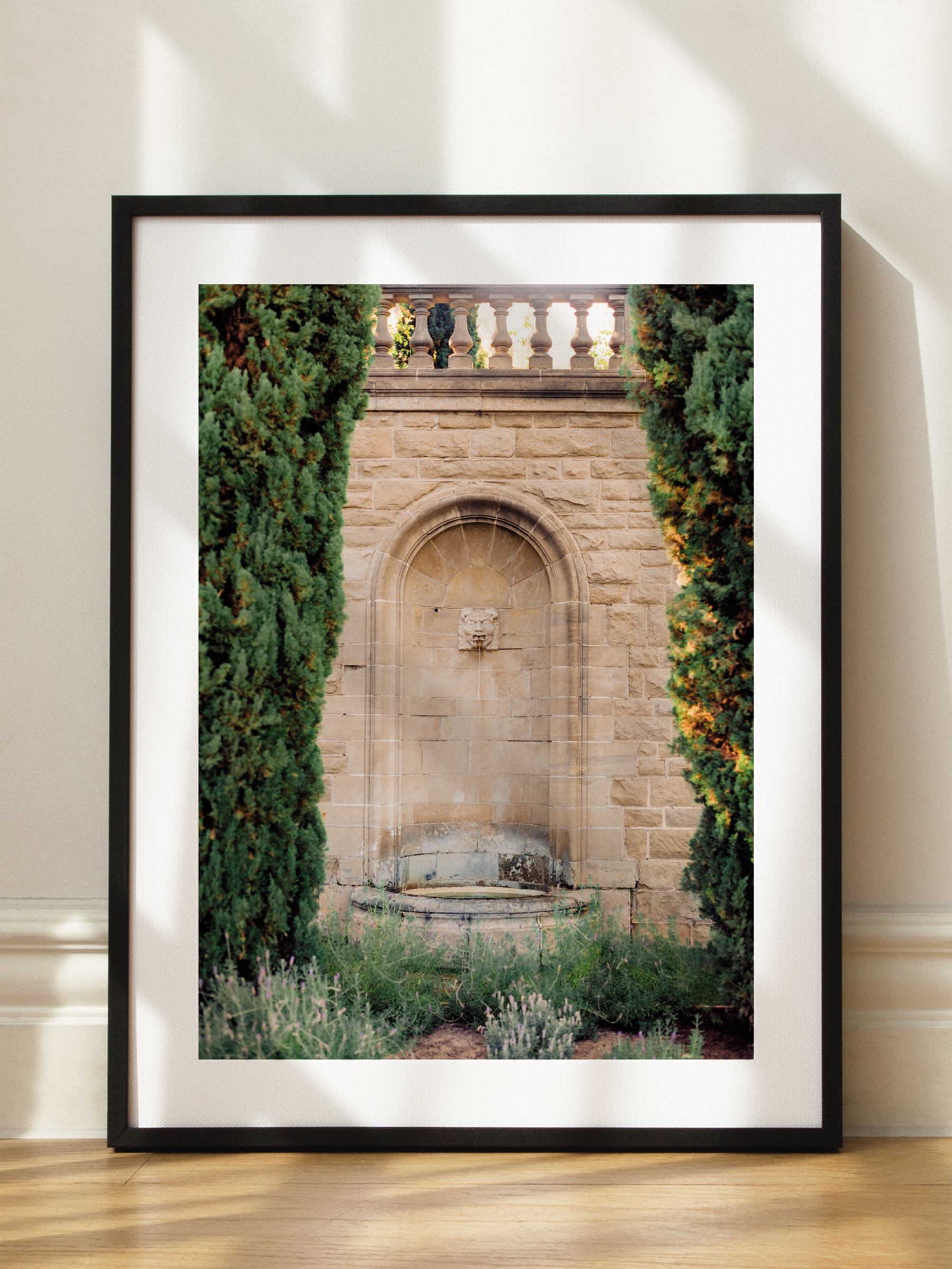 Ancient Fountain Poster