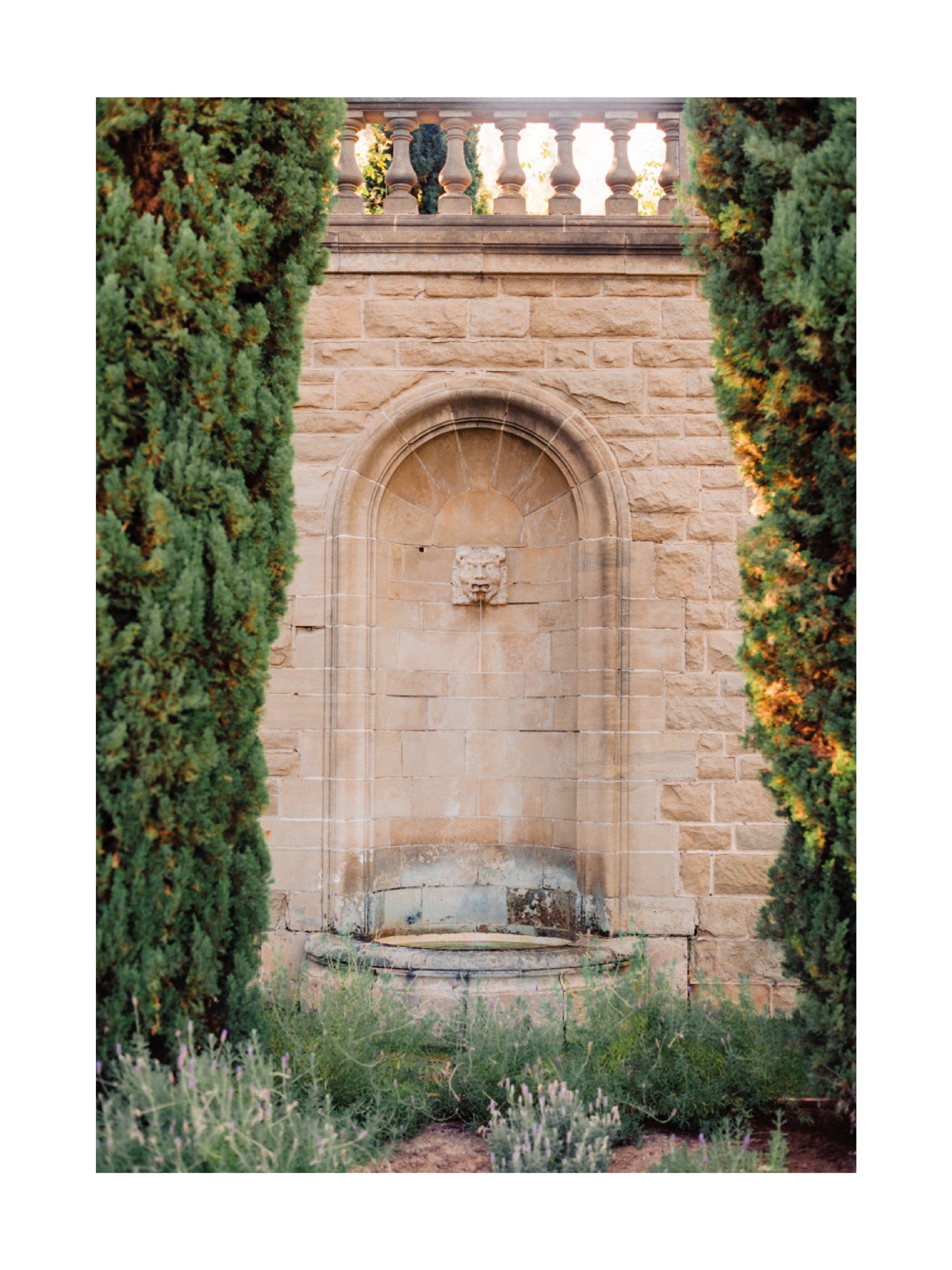 Ancient Fountain Poster