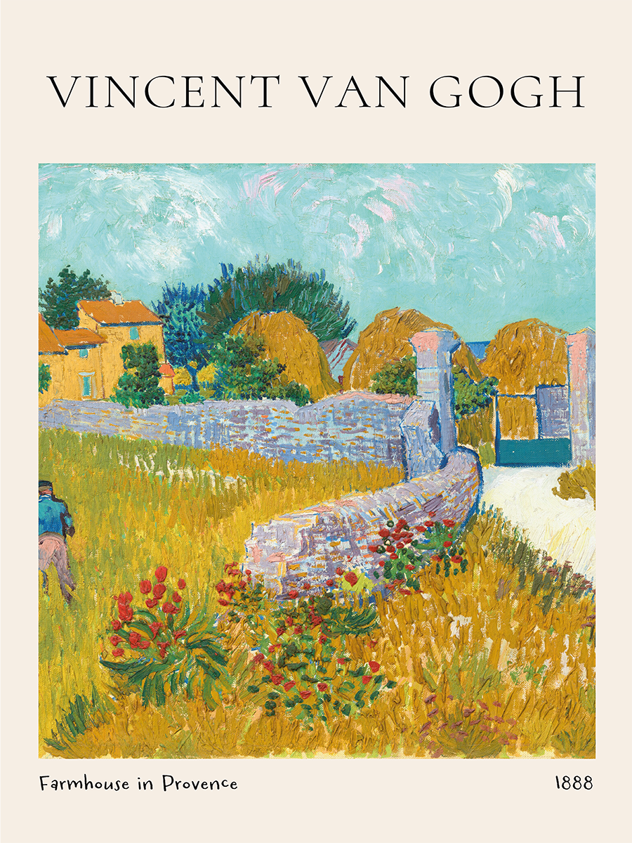 Van Gogh — Farmhouse in Provence Poster