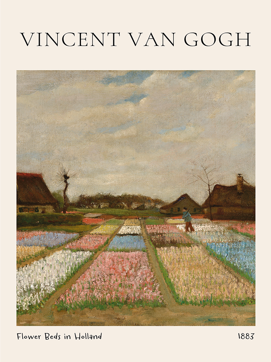 Van Gogh — Flower Beds in Holland Poster