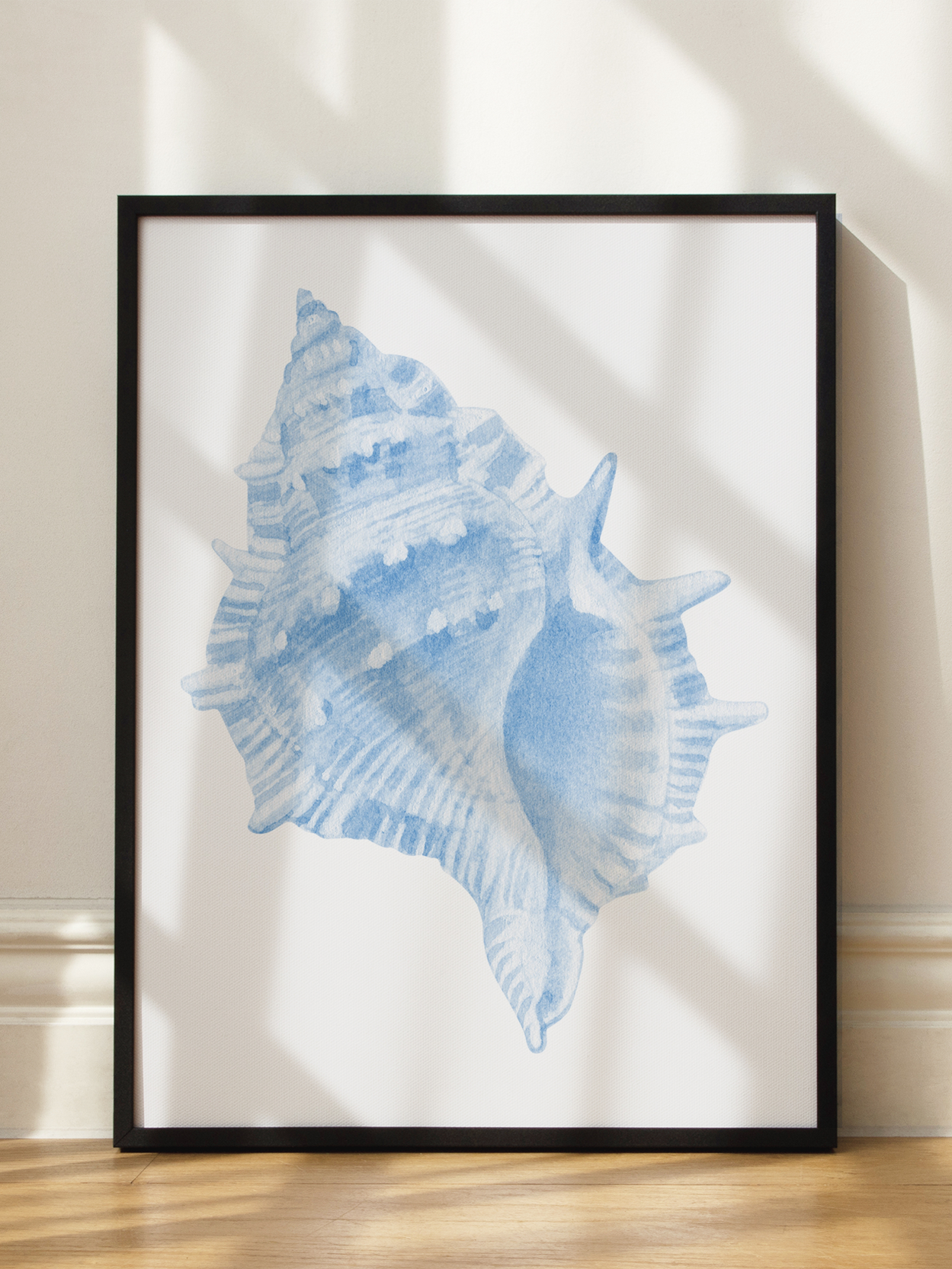 Watercolor Shell Poster