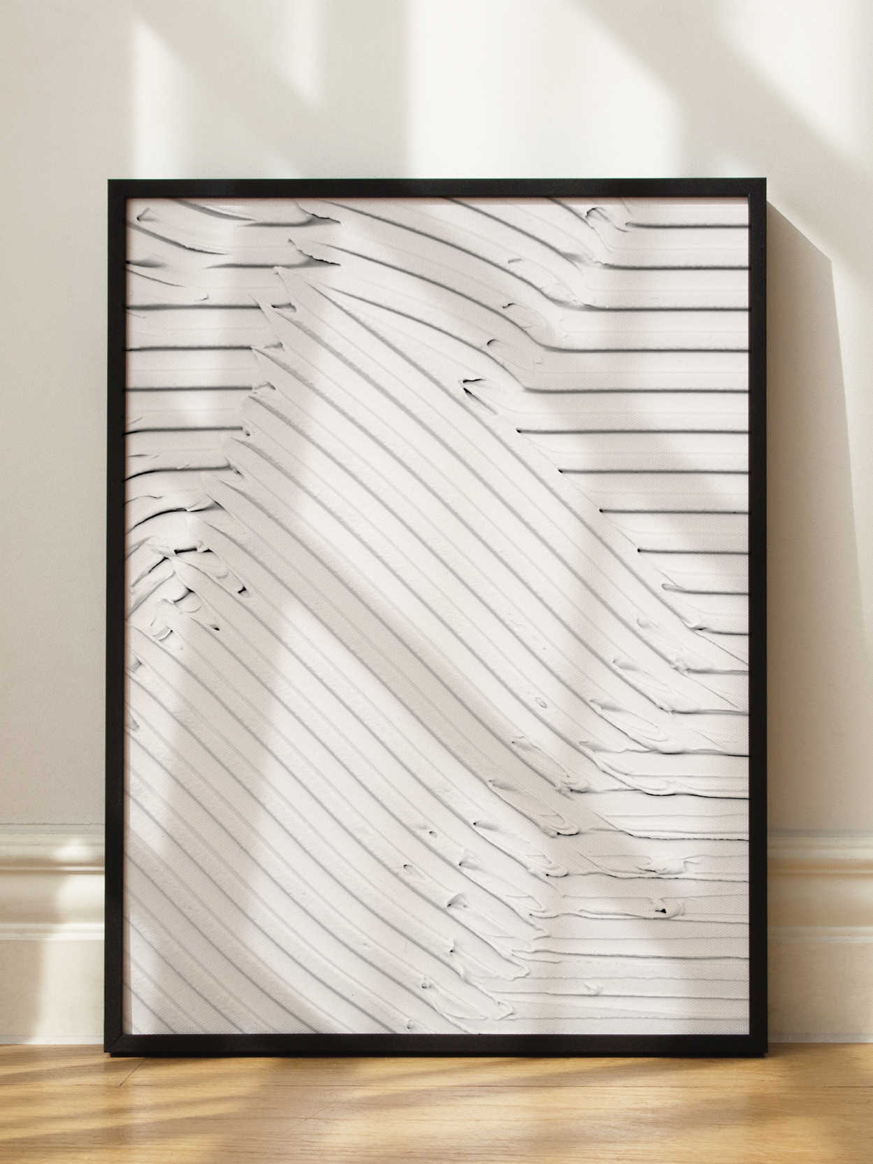 White Texture Poster