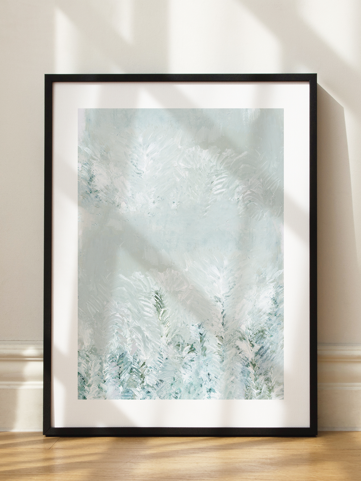 Winter Abstract Poster