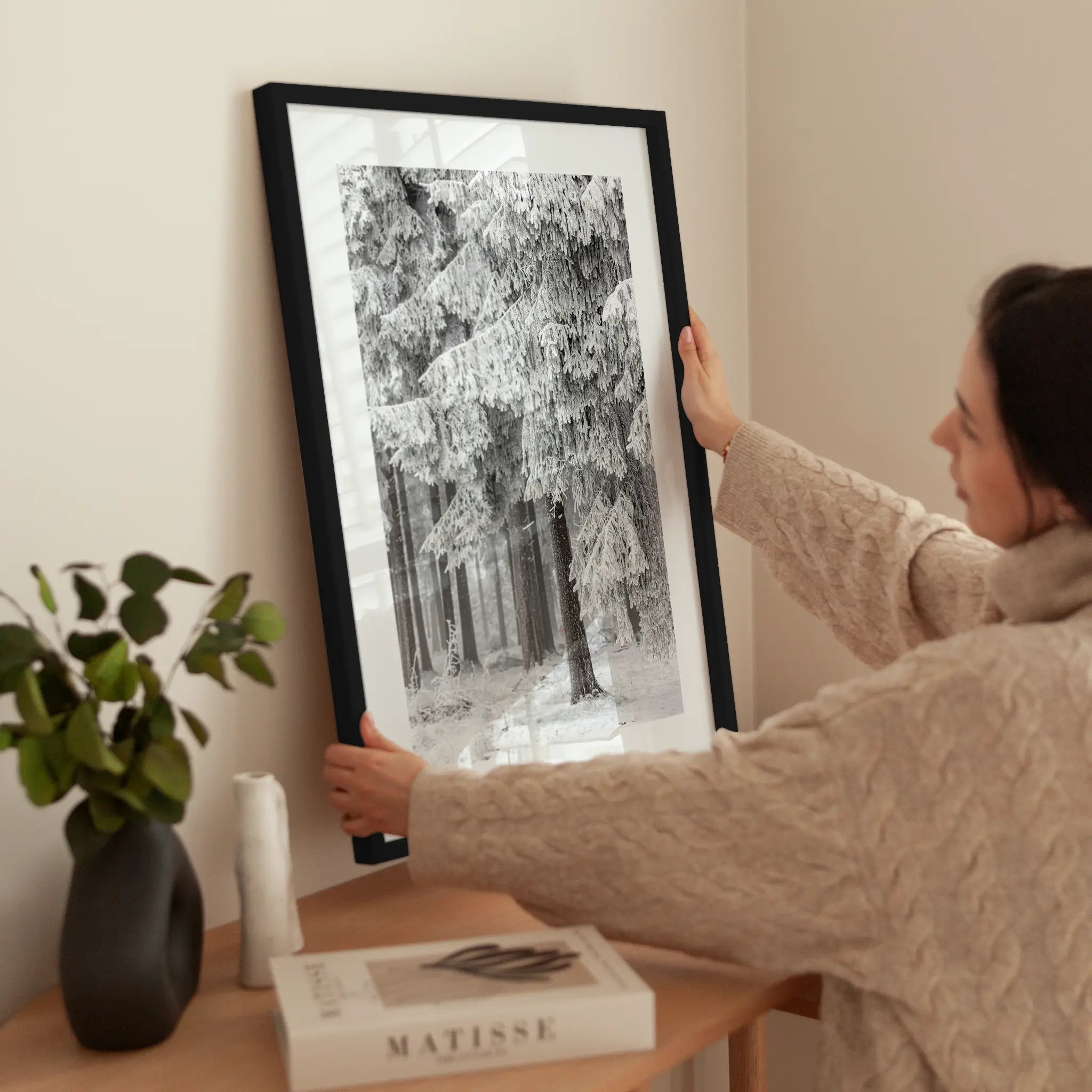 Winter Forest 2 wird aufgehängt