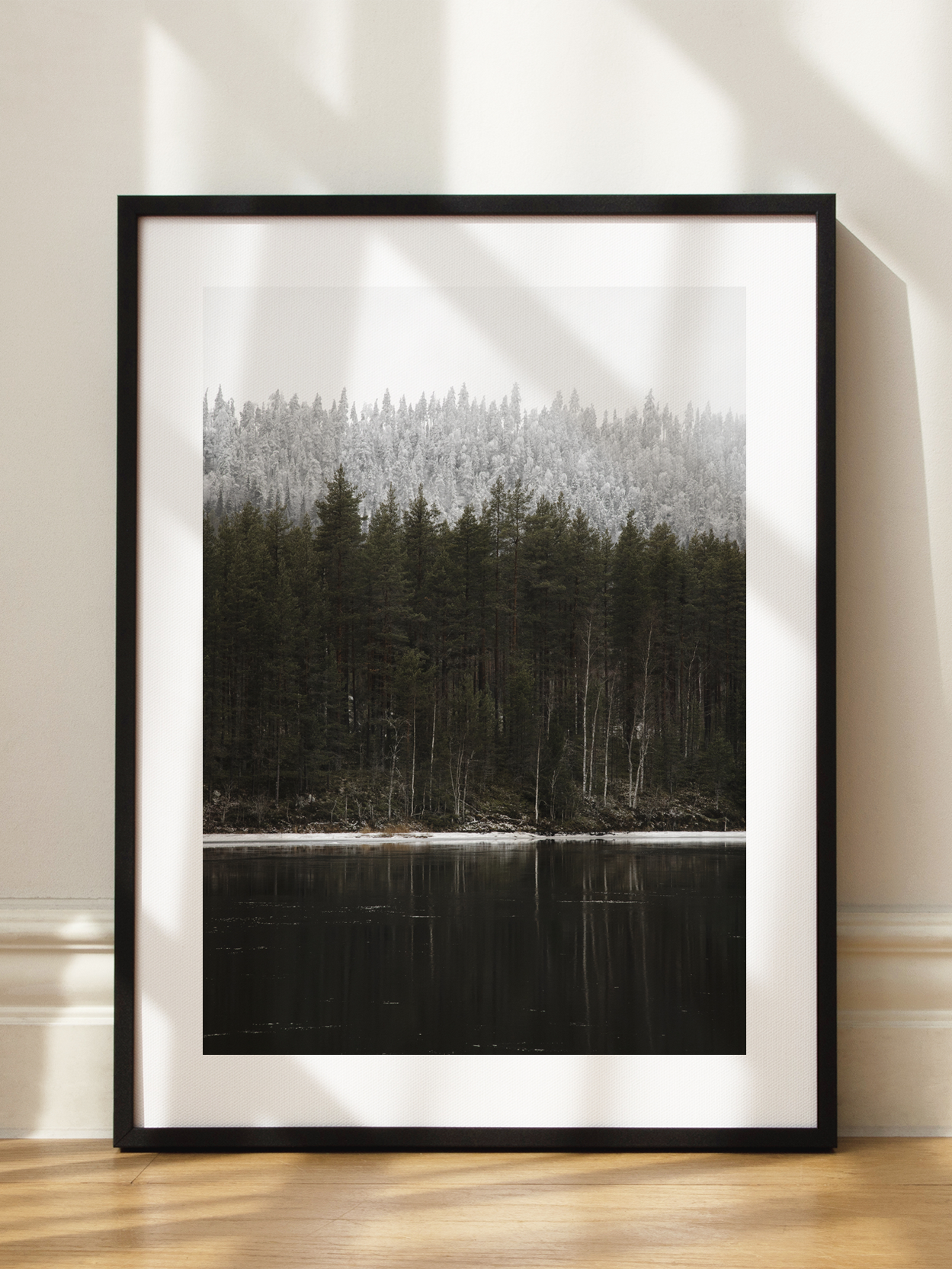 Winter Lake Poster