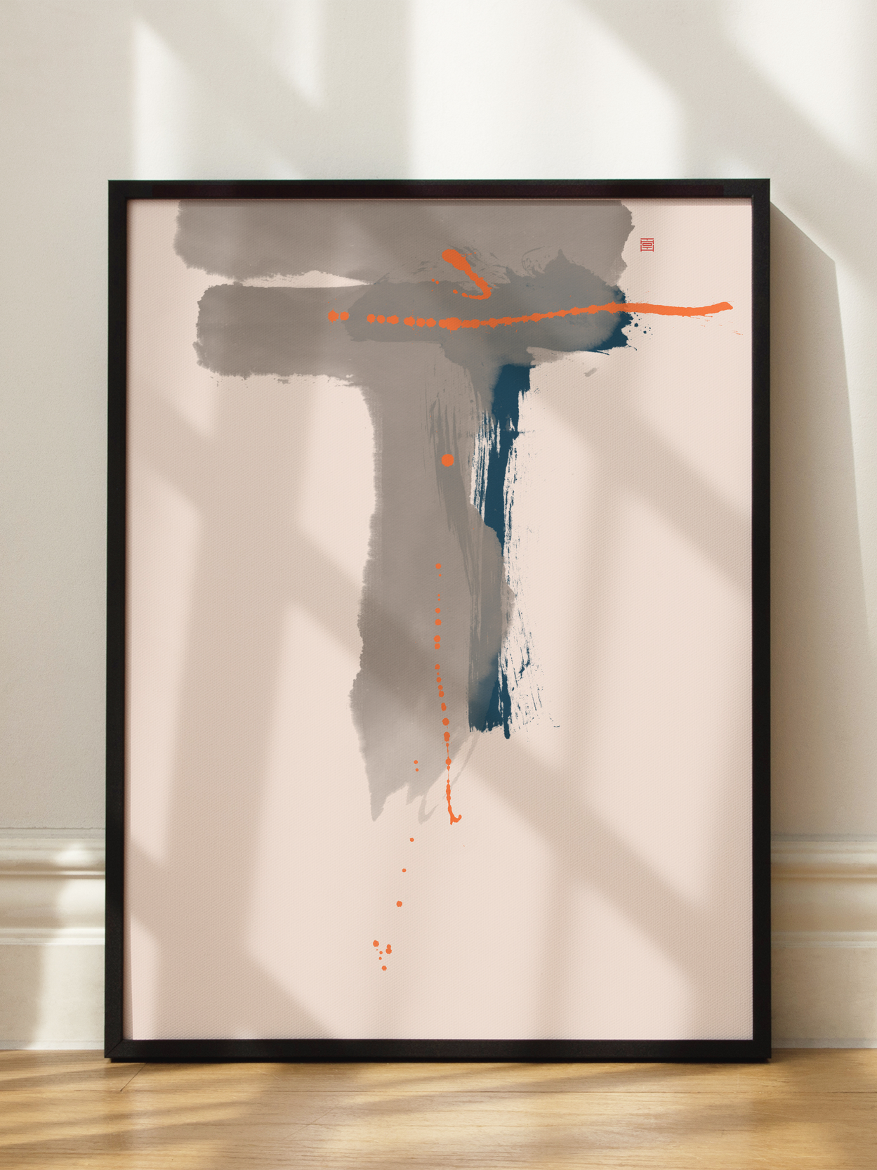 Zen Abstract Poster