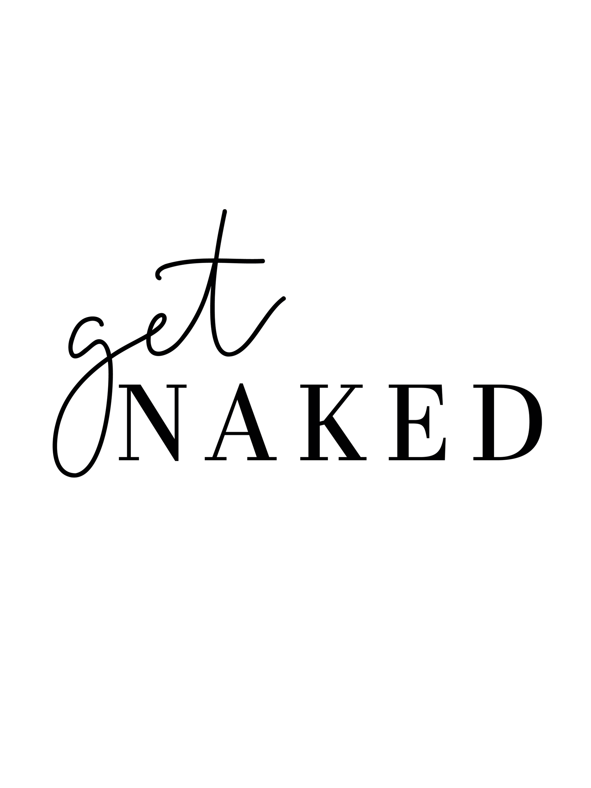 Get Naked No1 Poster