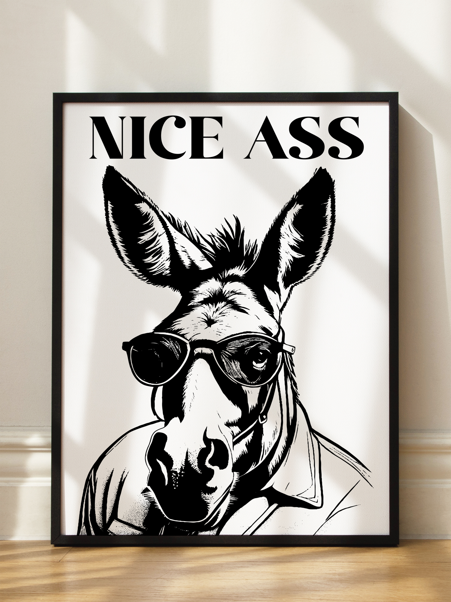 Nice Ass Sunglasses Poster