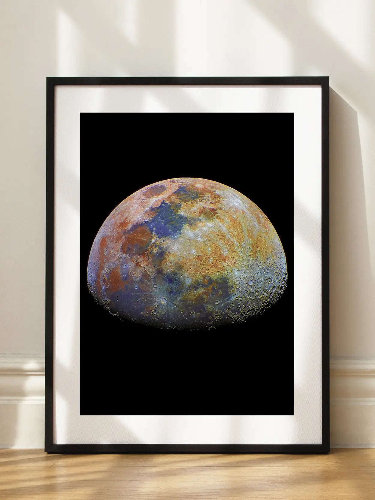 Colorful Moon Poster