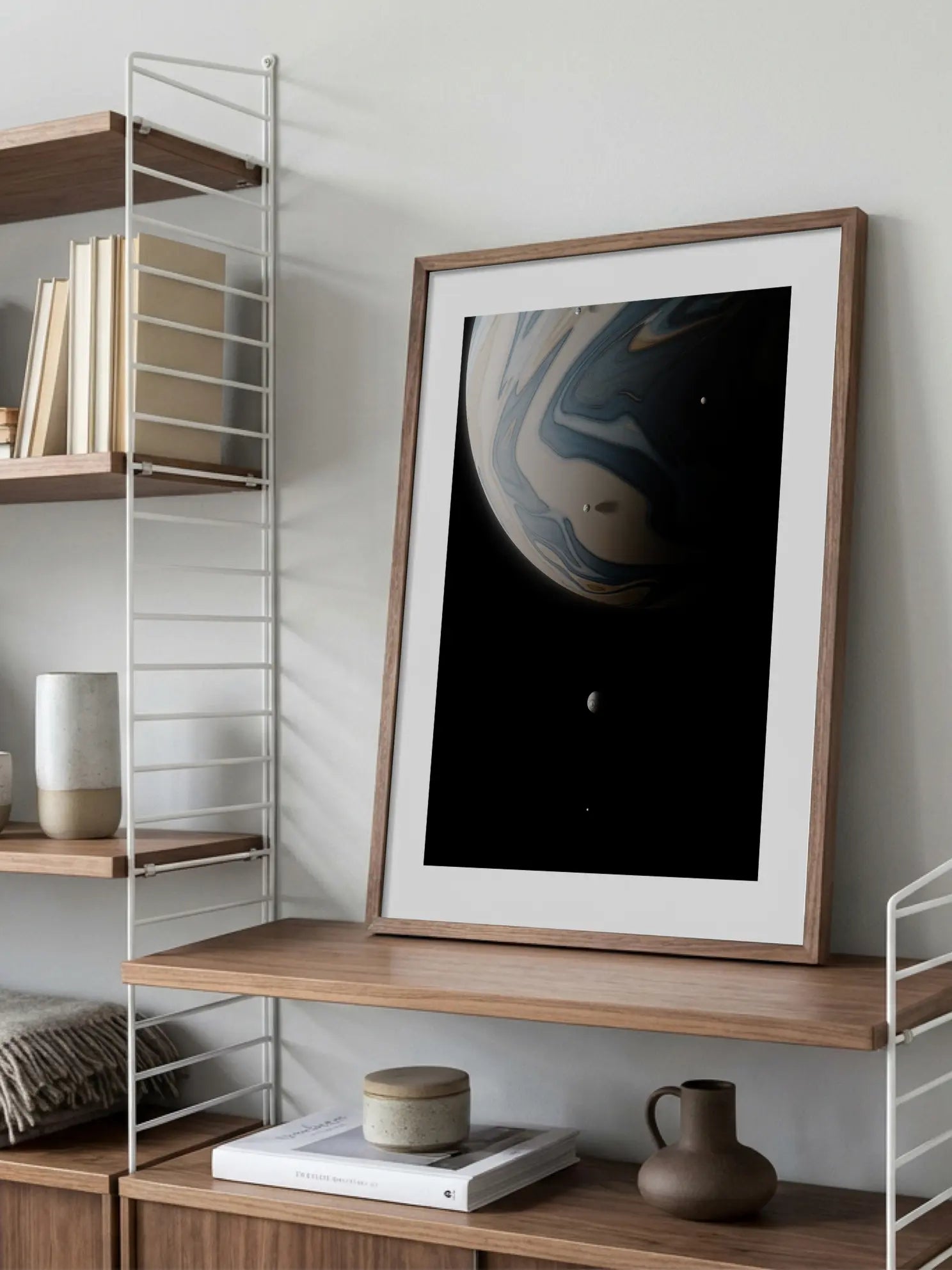Jupiter and Moons Poster