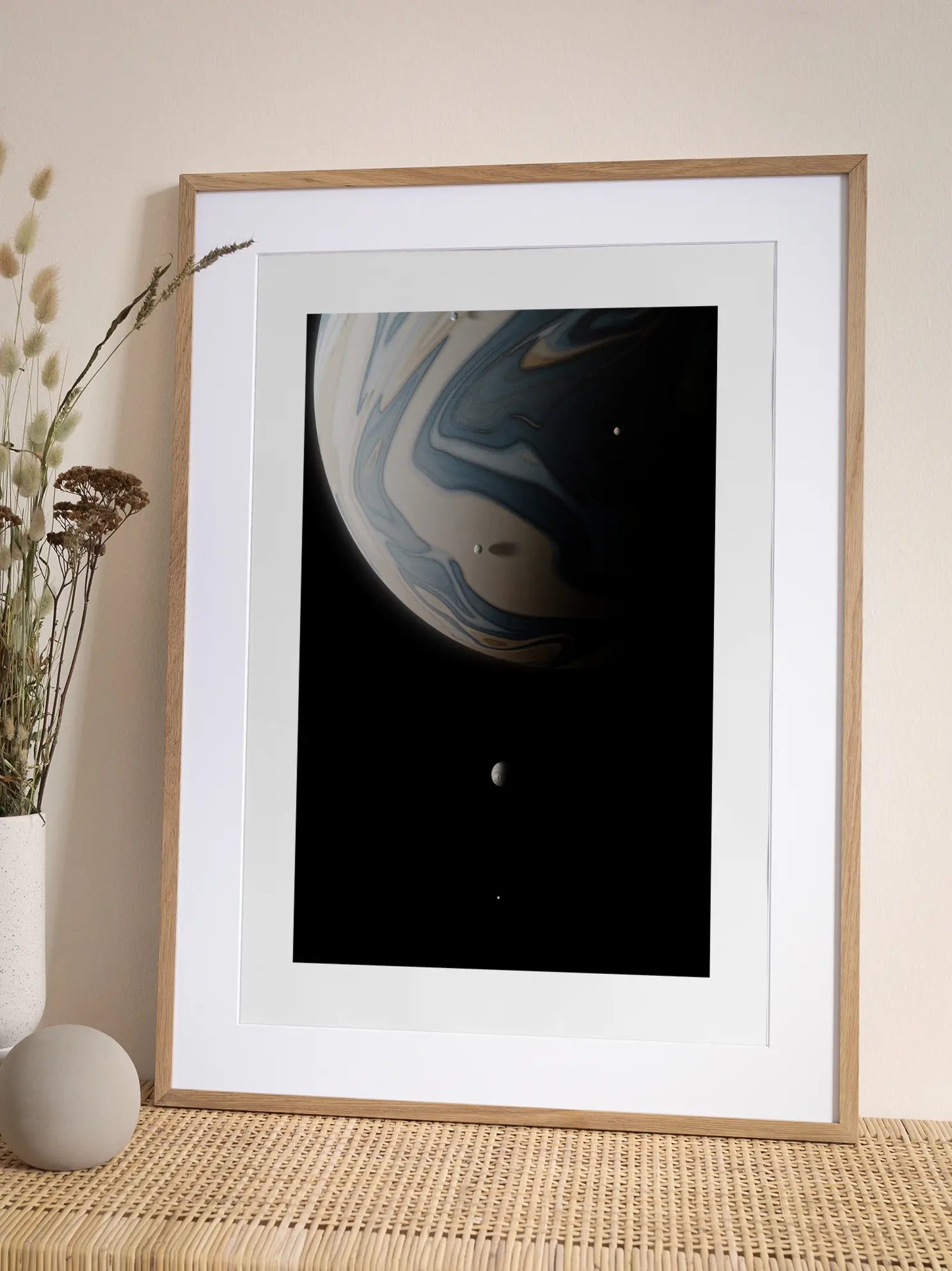 Jupiter and Moons Poster