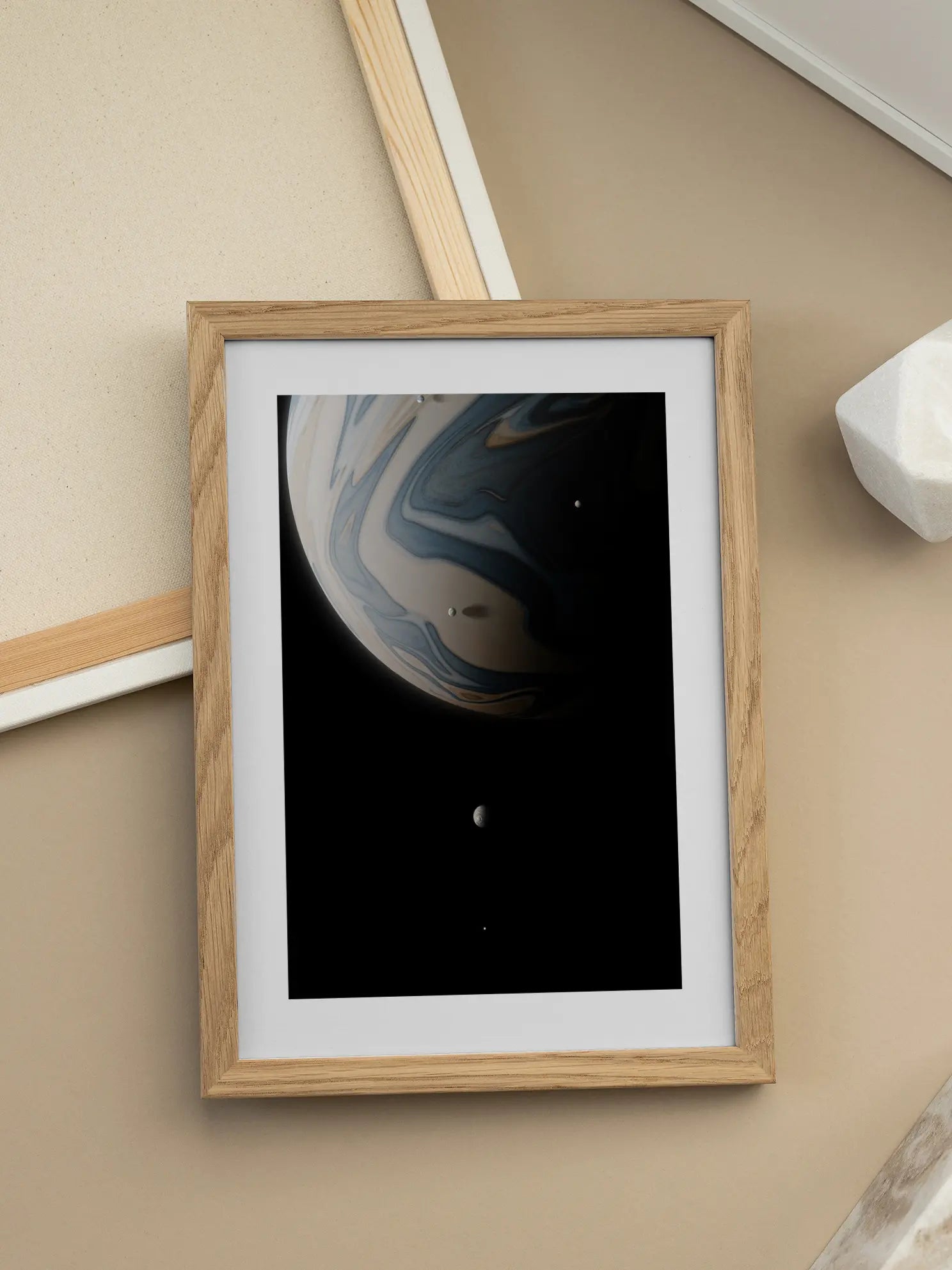 Jupiter and Moons Poster