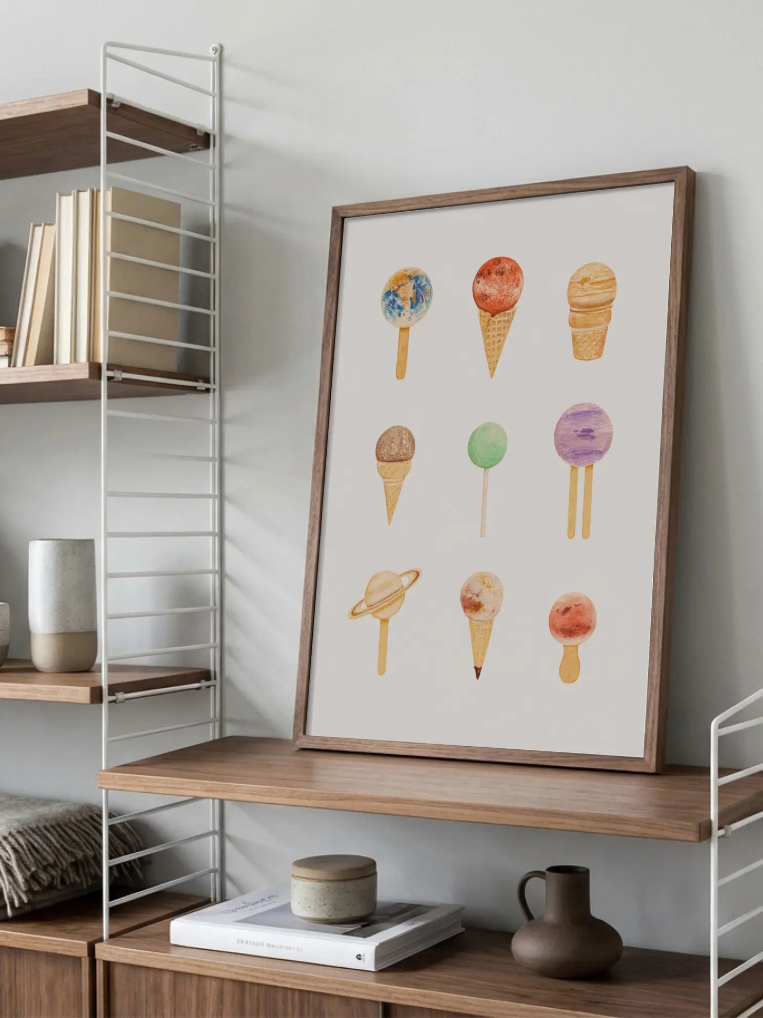 Planet Ice Cream Poster