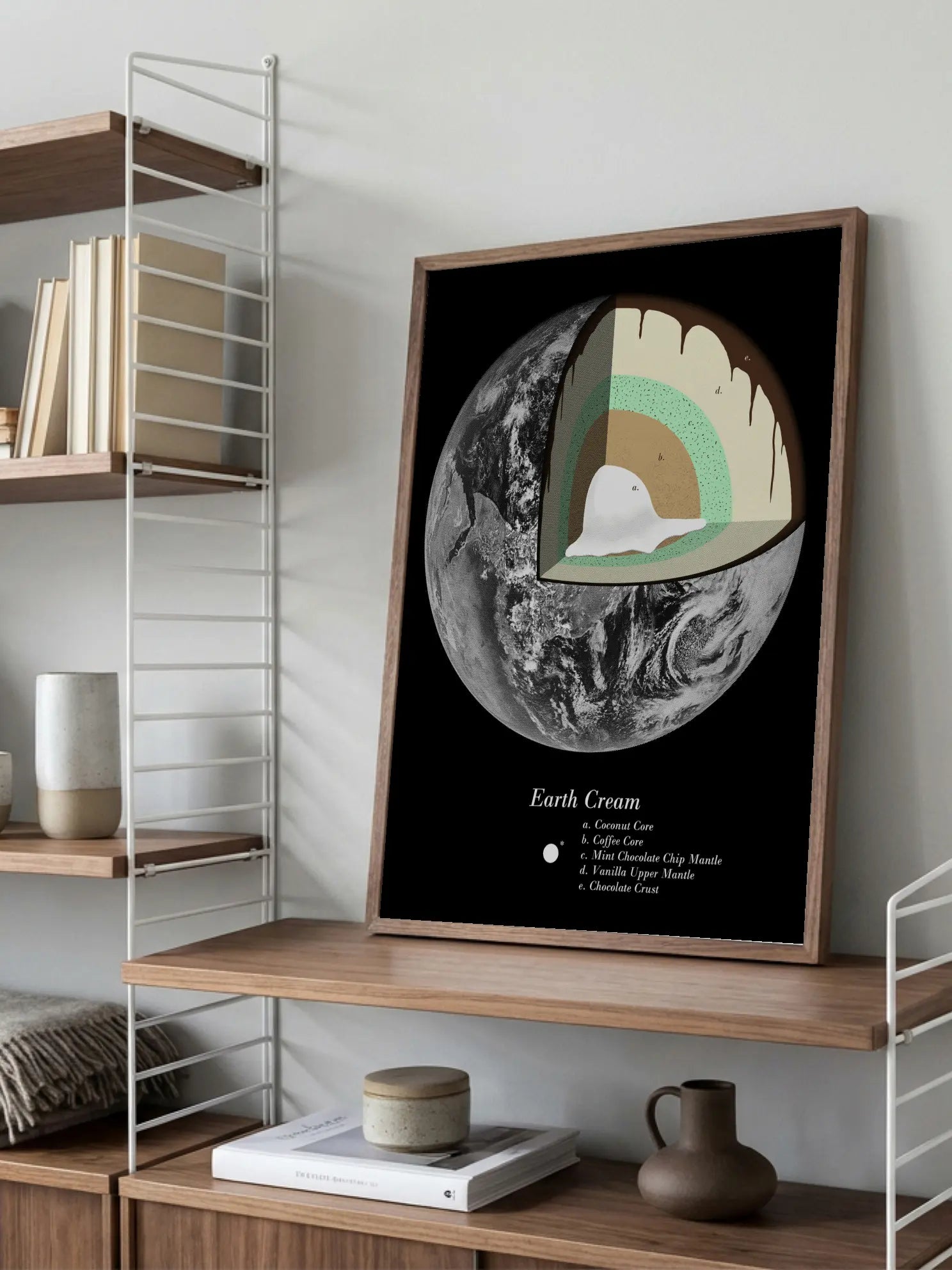 Earth Cream Poster
