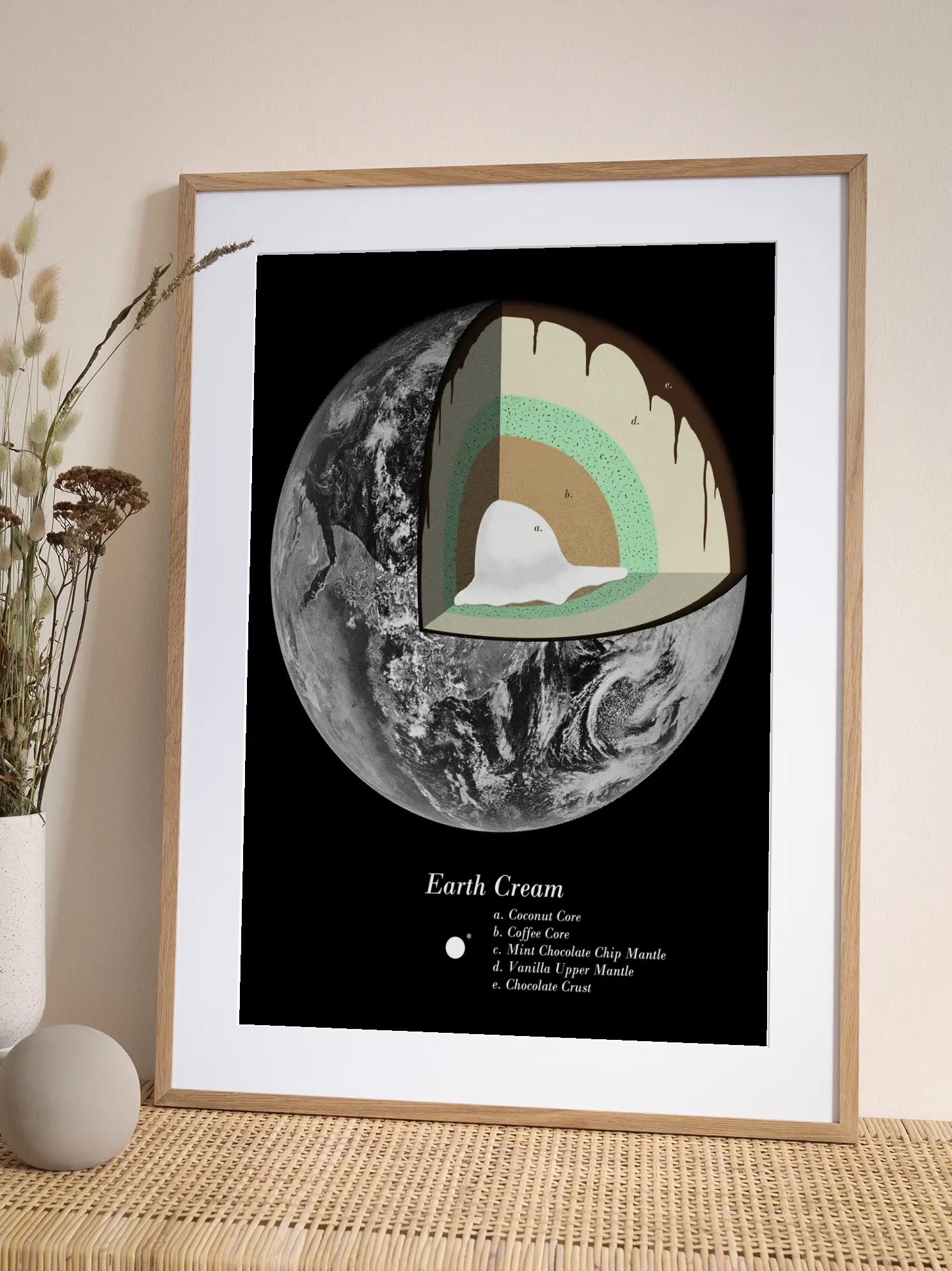 Earth Cream Poster