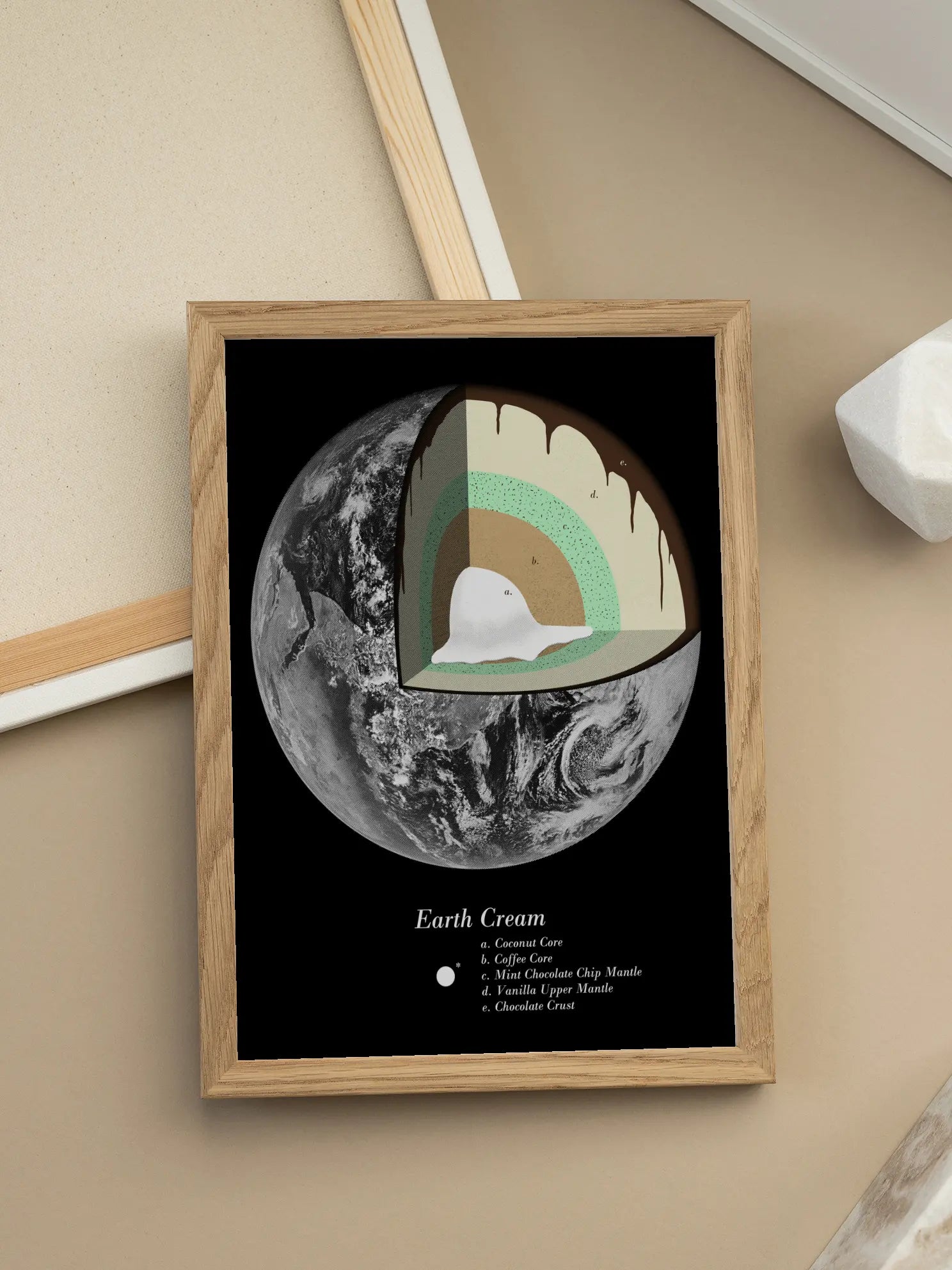 Earth Cream Poster