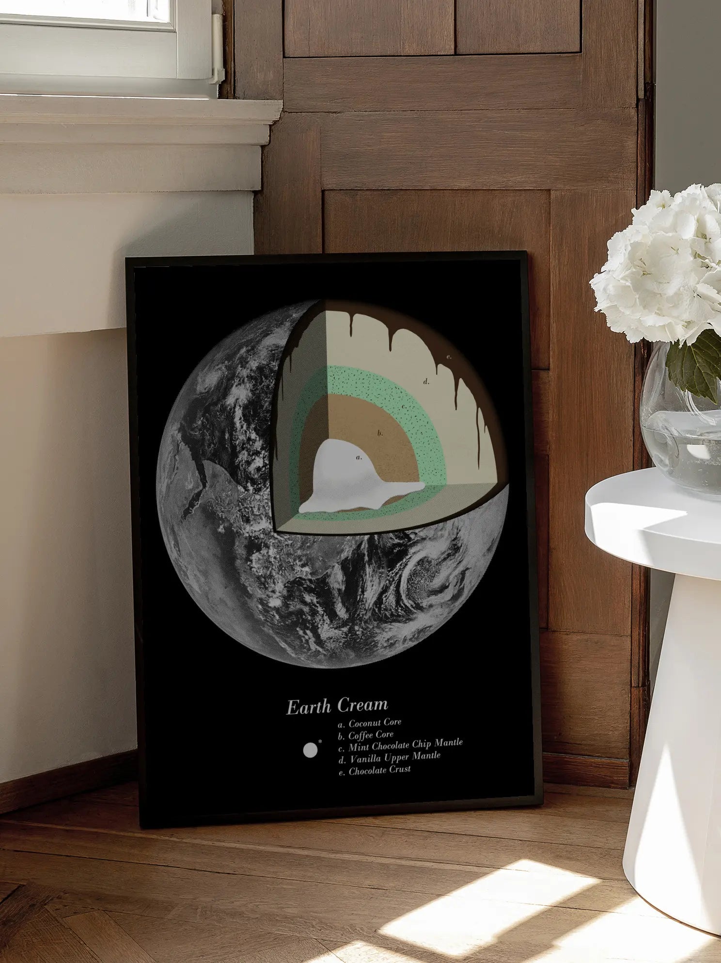Earth Cream Poster