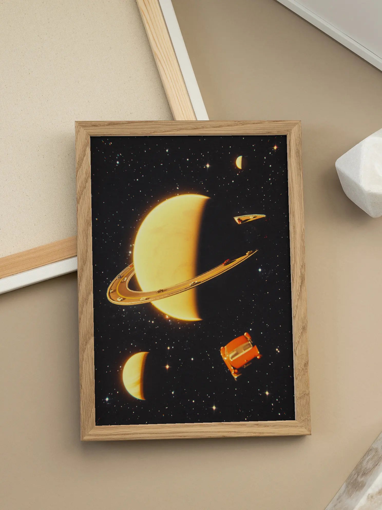 Saturn's Highway Poster