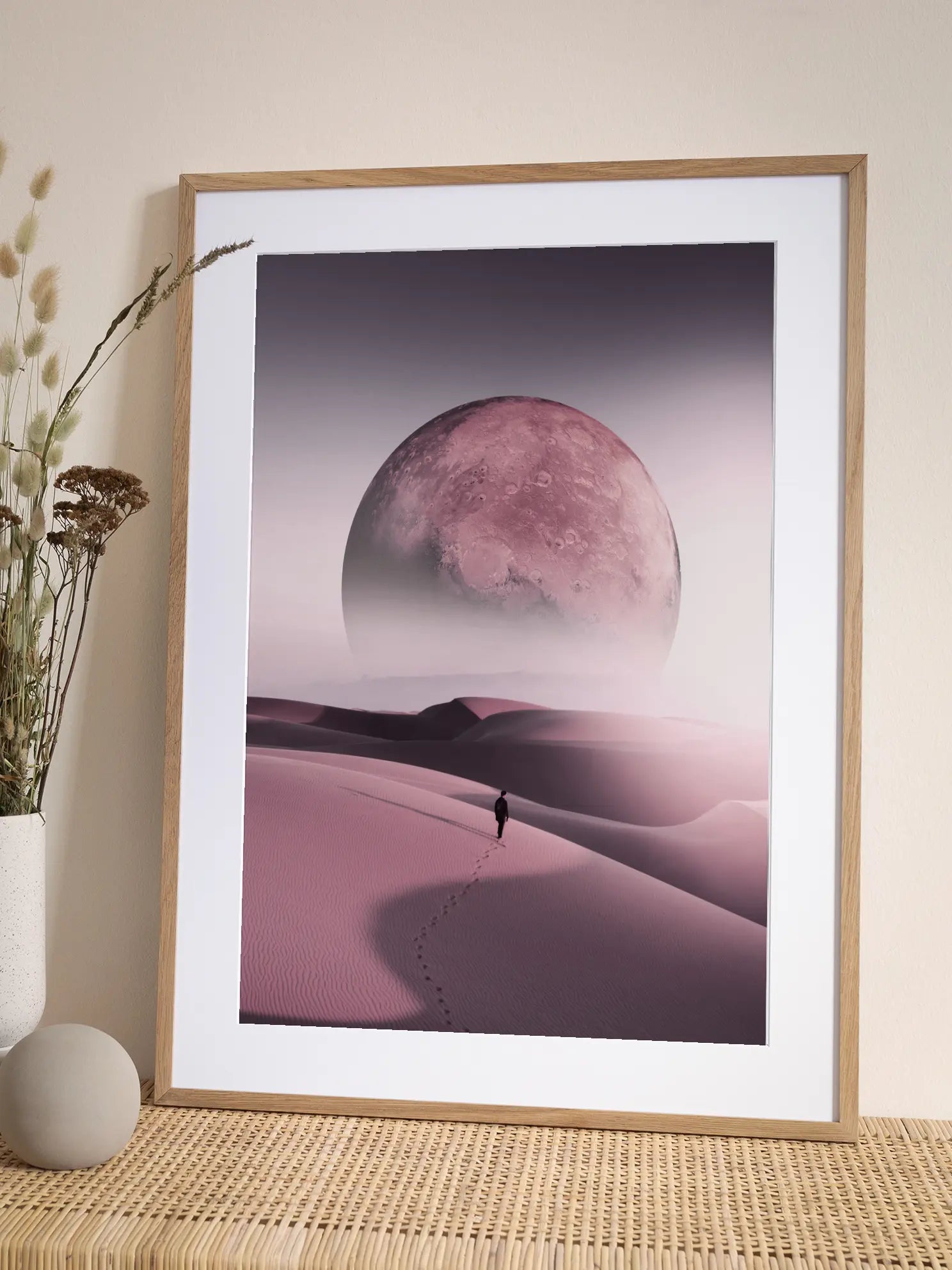 Pink Desert Poster