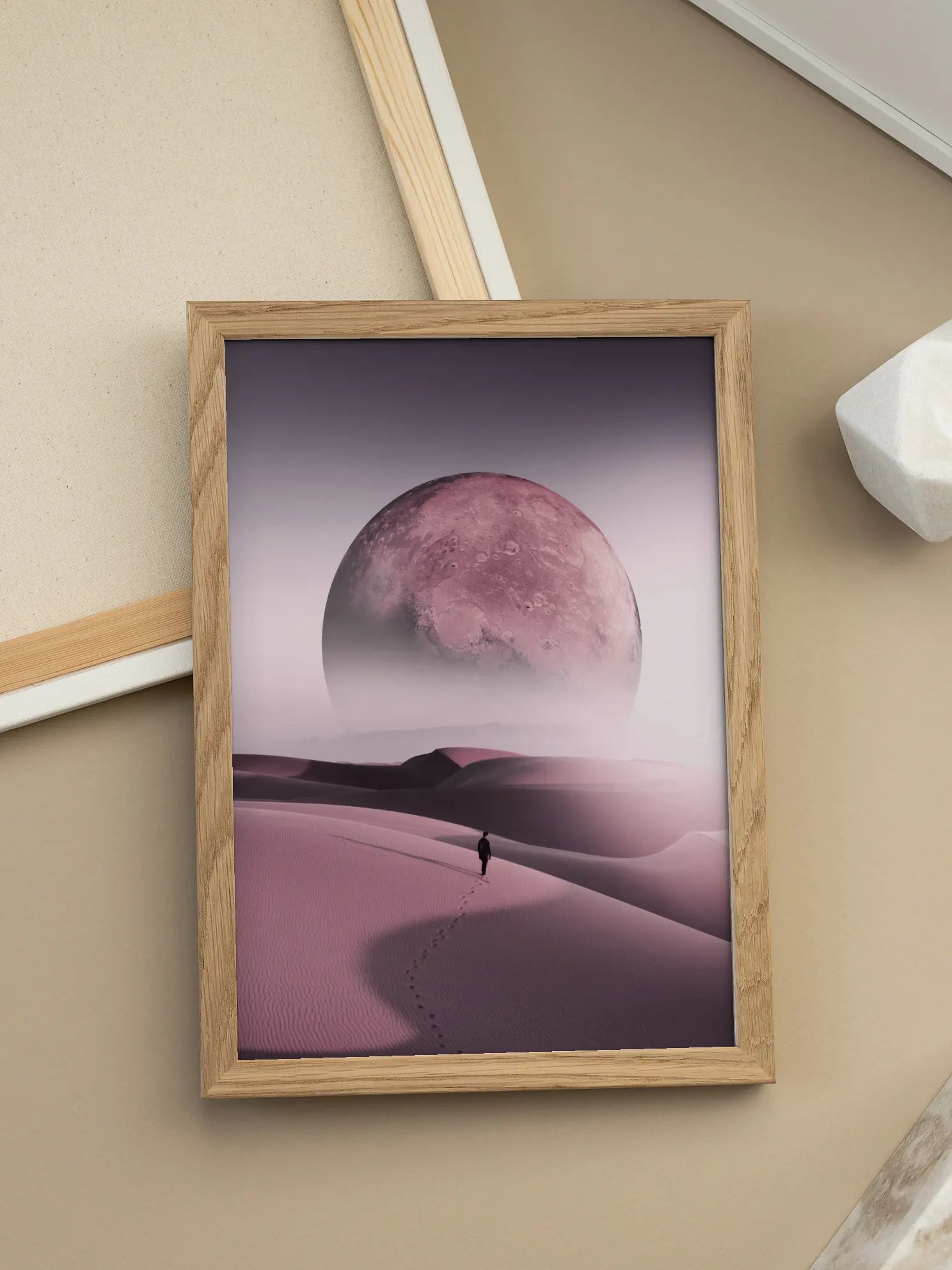 Pink Desert Poster