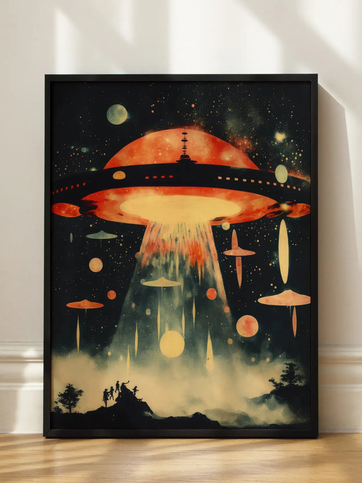 Sci-Fi Spaceship Poster