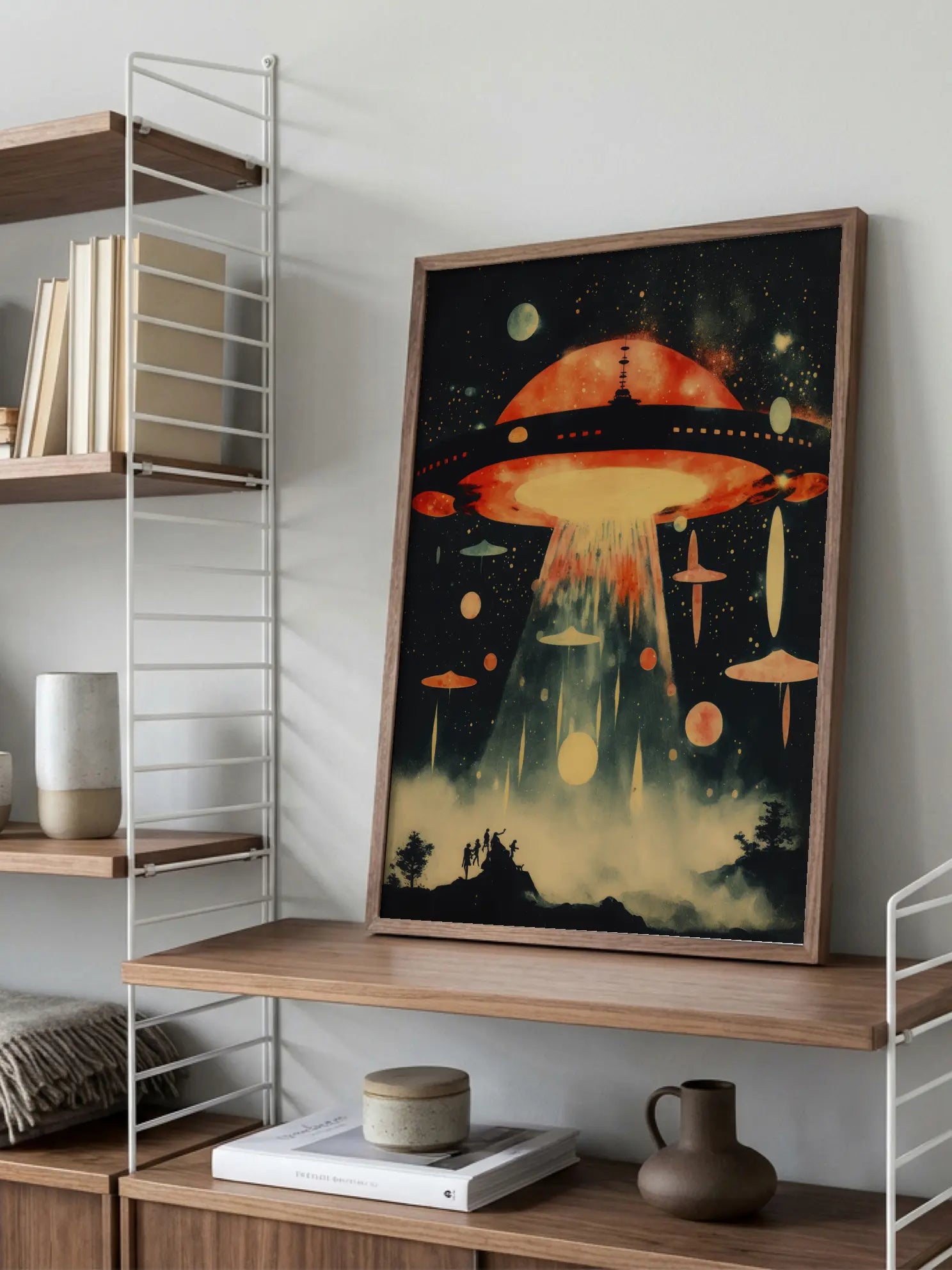 Sci-Fi Spaceship Poster