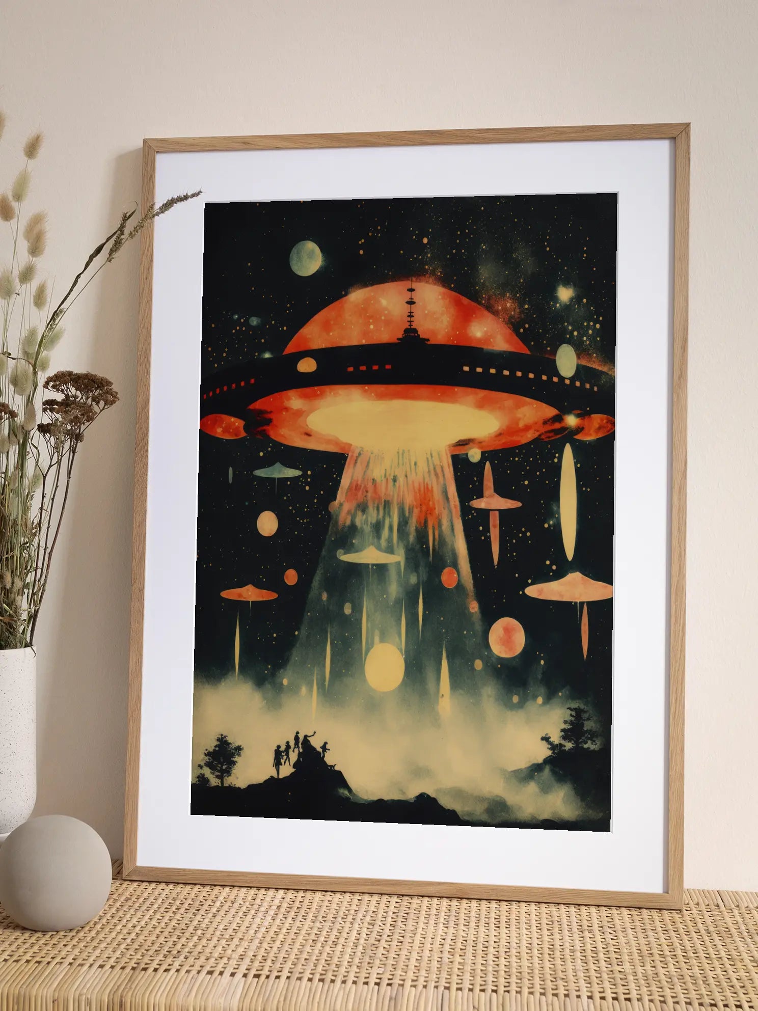Sci-Fi Spaceship Poster