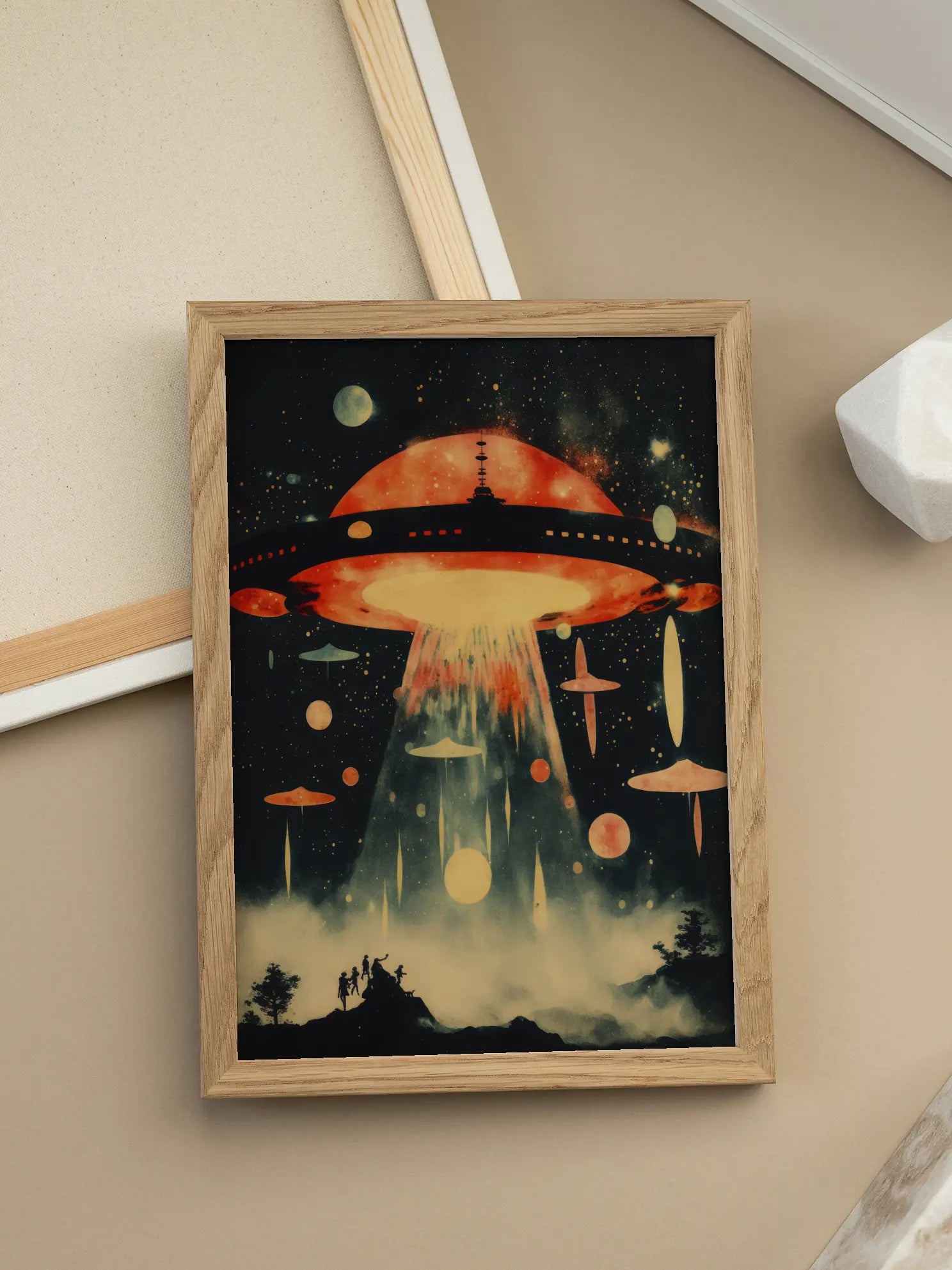 Sci-Fi Spaceship Poster