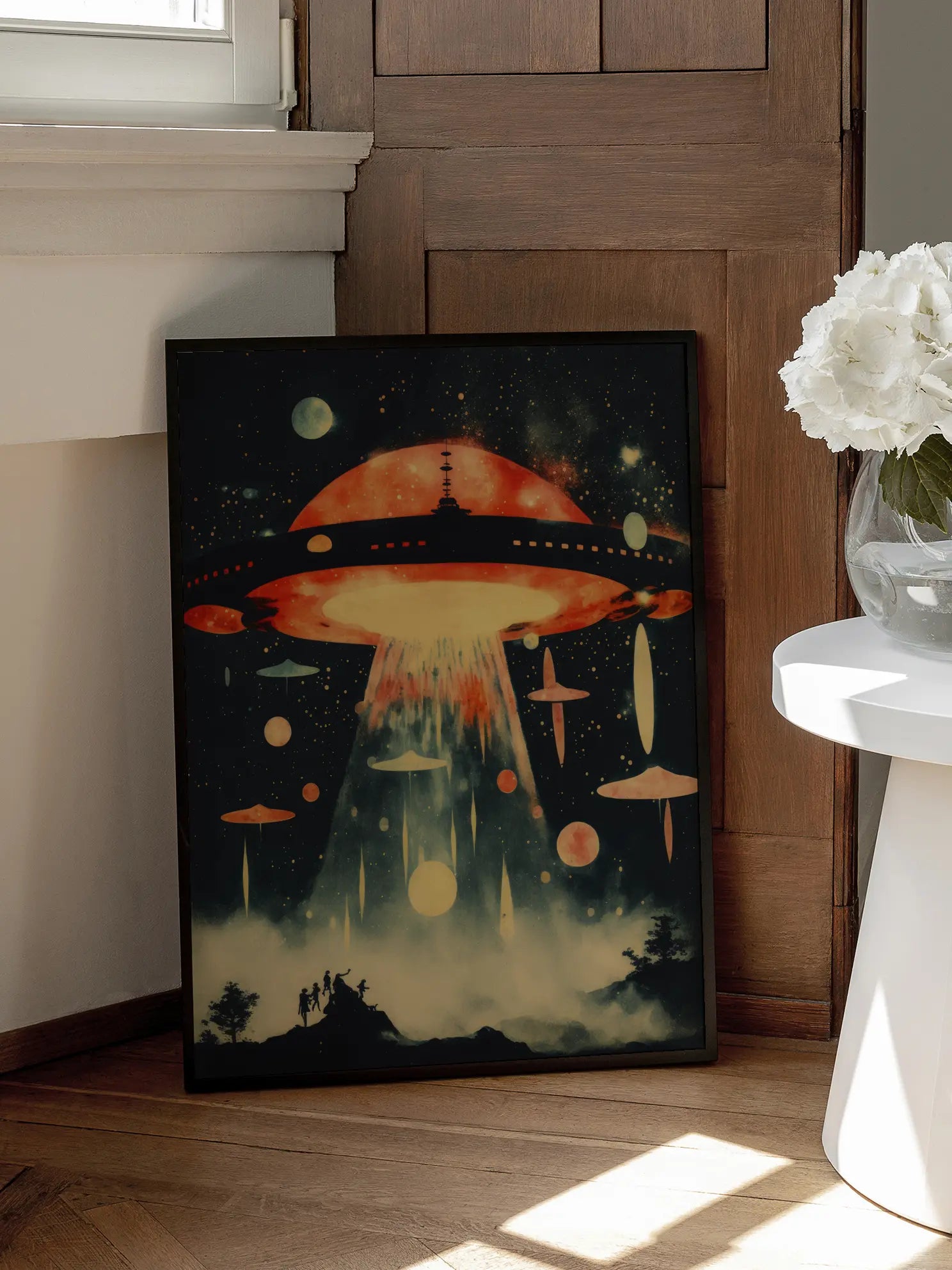 Sci-Fi Spaceship Poster