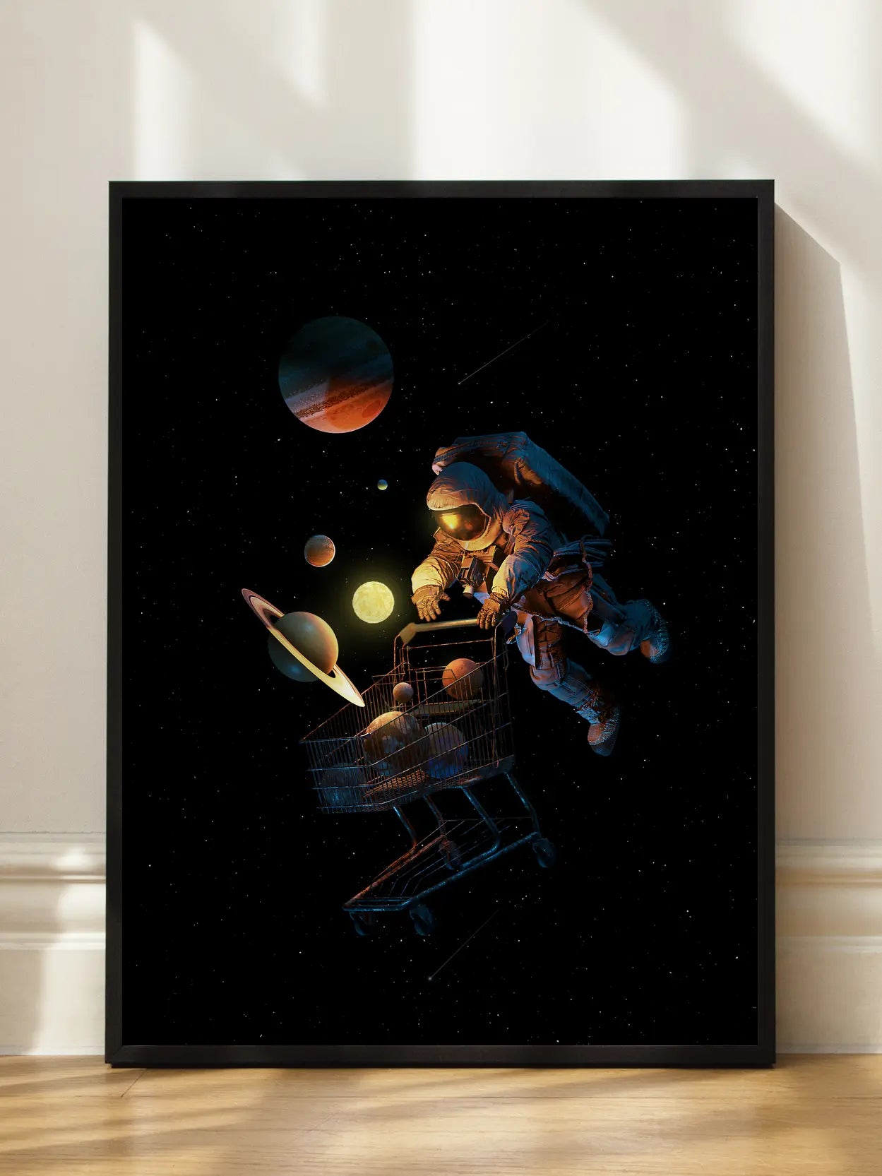 Space Shopping Poster