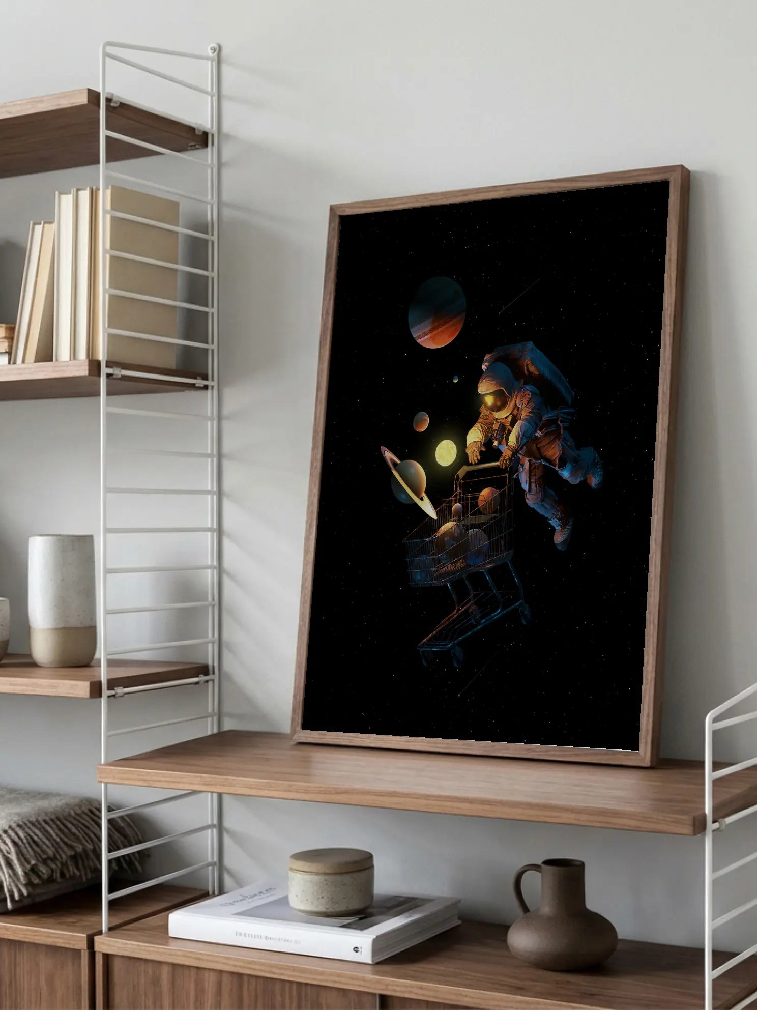Space Shopping Poster