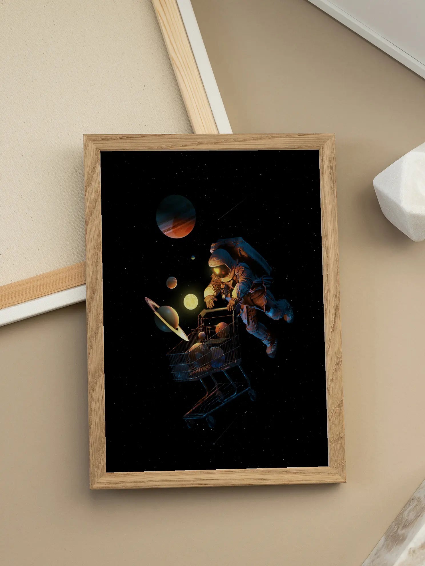 Space Shopping Poster