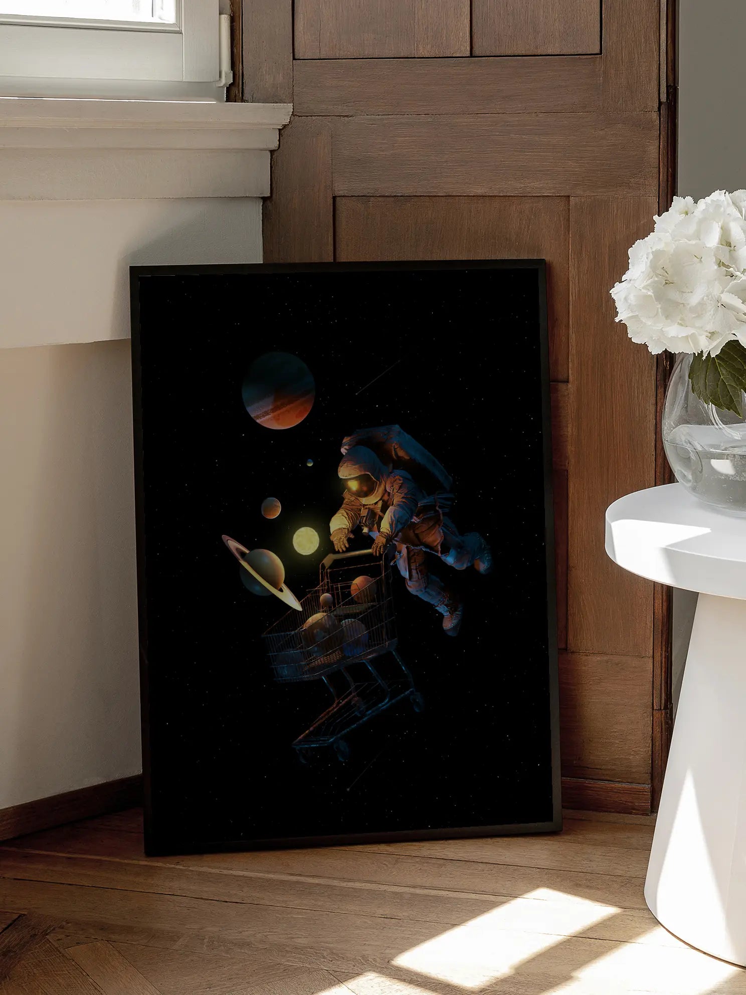 Space Shopping Poster