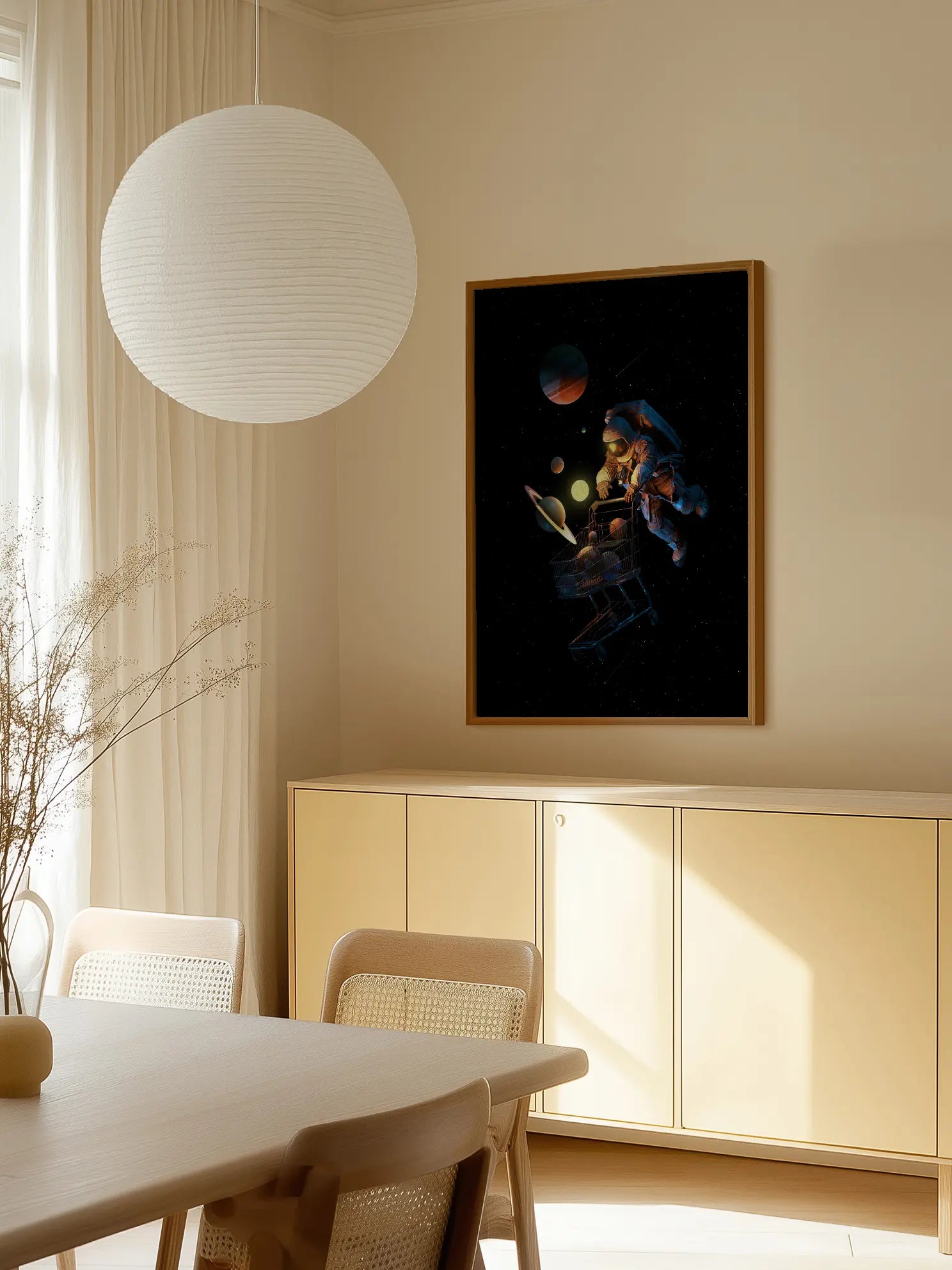 Space Shopping Poster