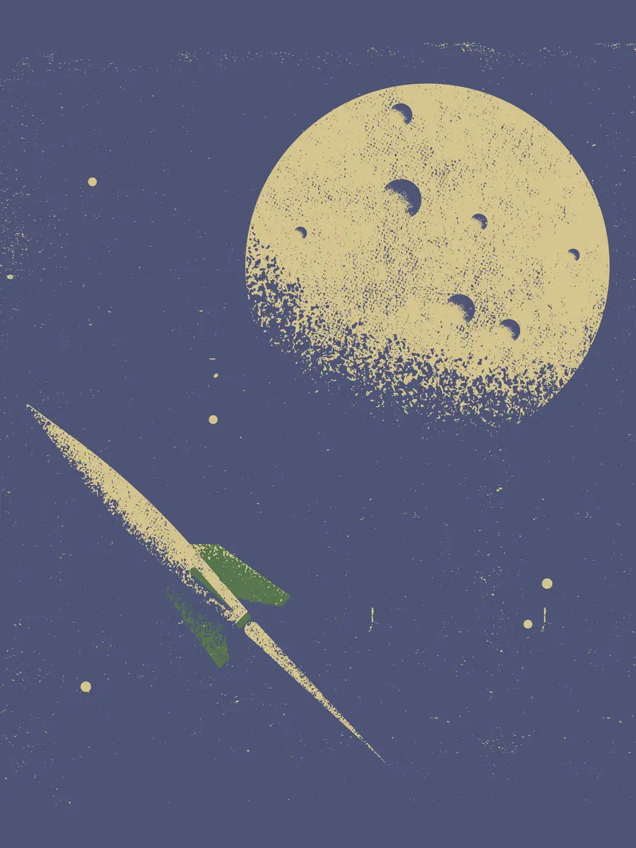 Space Rocket Poster