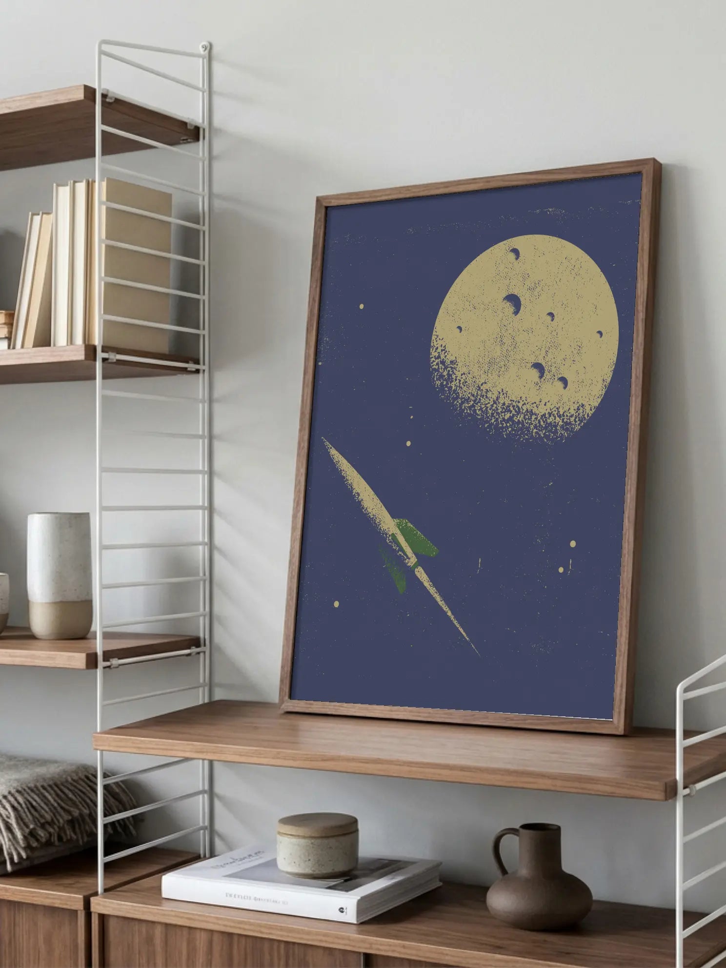 Space Rocket Poster