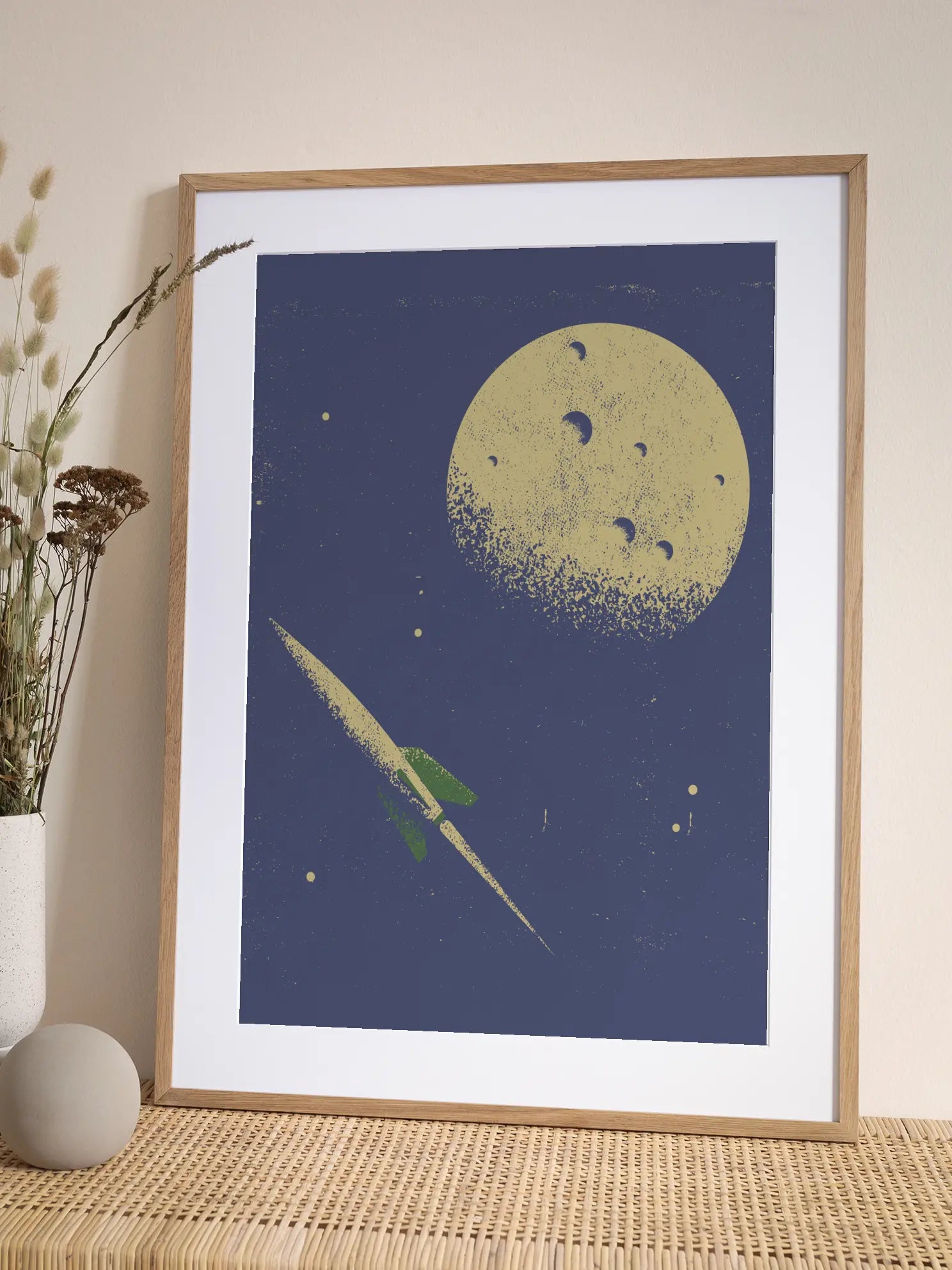 Space Rocket Poster