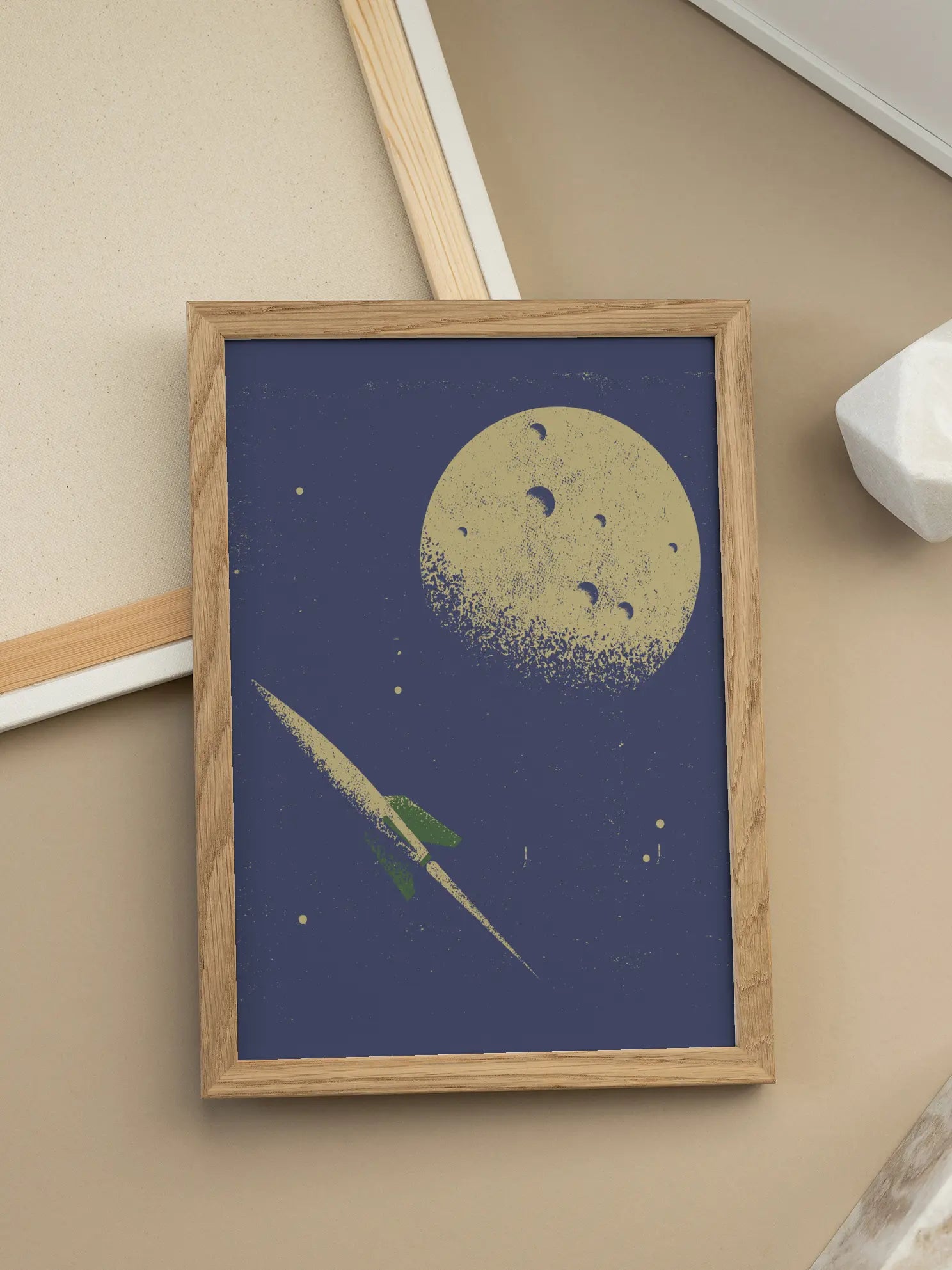 Space Rocket Poster