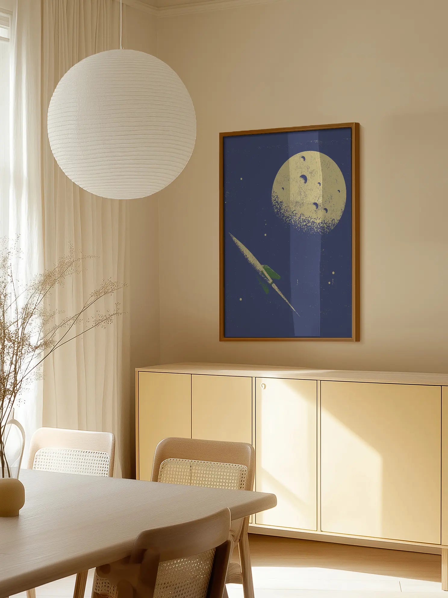 Space Rocket Poster